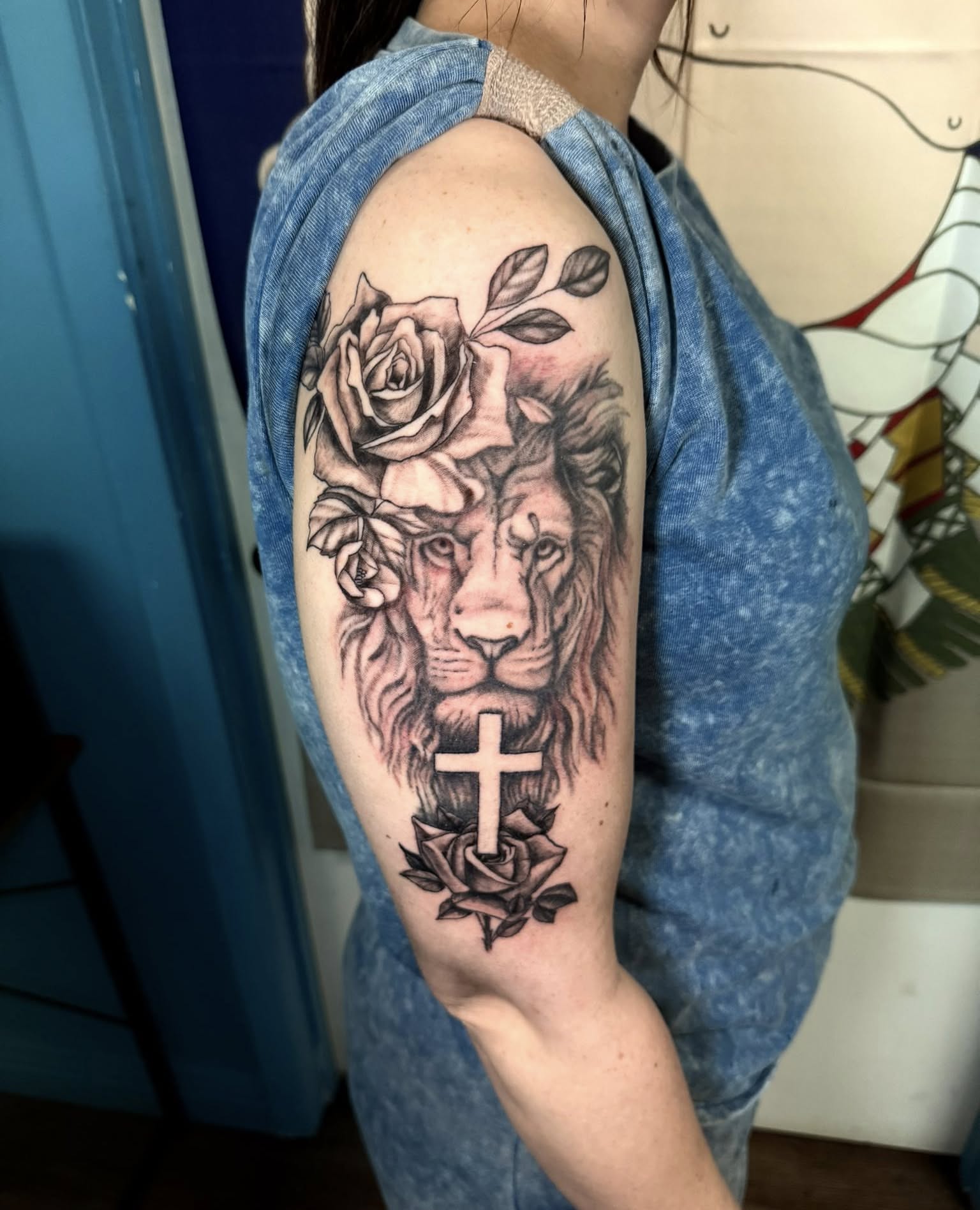Tattoo by @tattoosorsumn — black_and_grey, realism