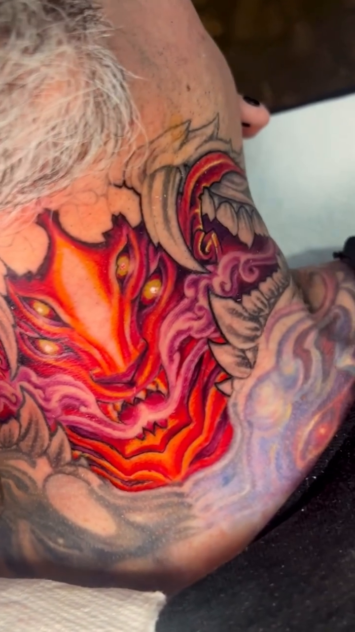 Tattoo by @jameskernart — japanese_irezumi, trash_polka