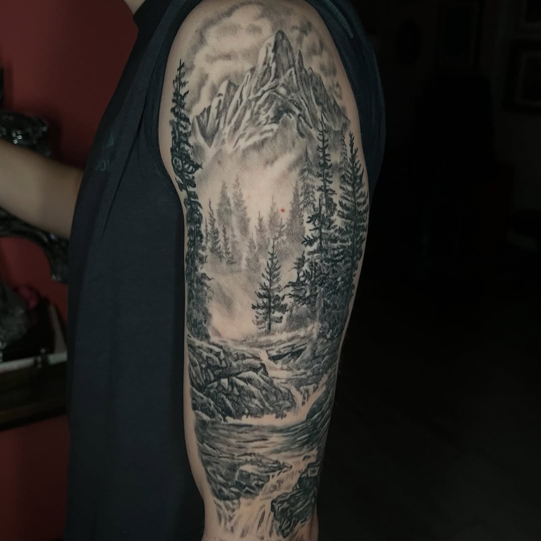 Tattoo by @justin_makesyoubleed — realism, black_and_grey