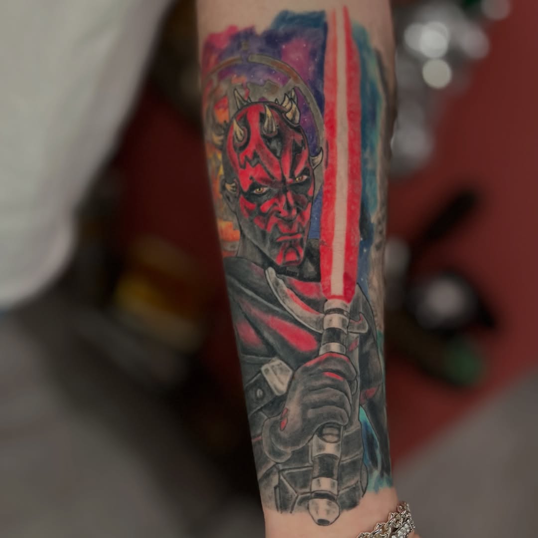 Tattoo by @justin_makesyoubleed — realism, trash_polka