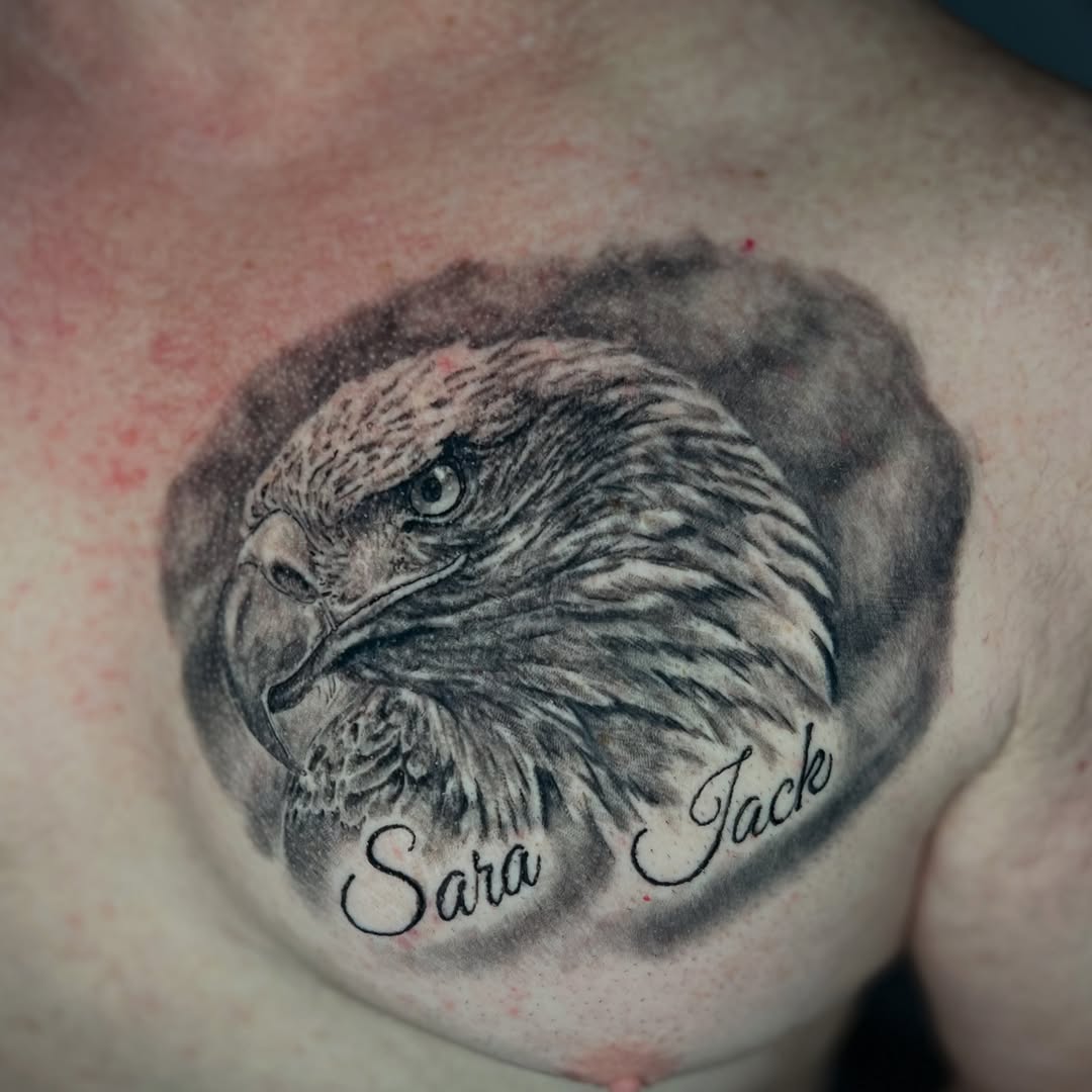 Tattoo by @justin_makesyoubleed — realism, black_and_grey