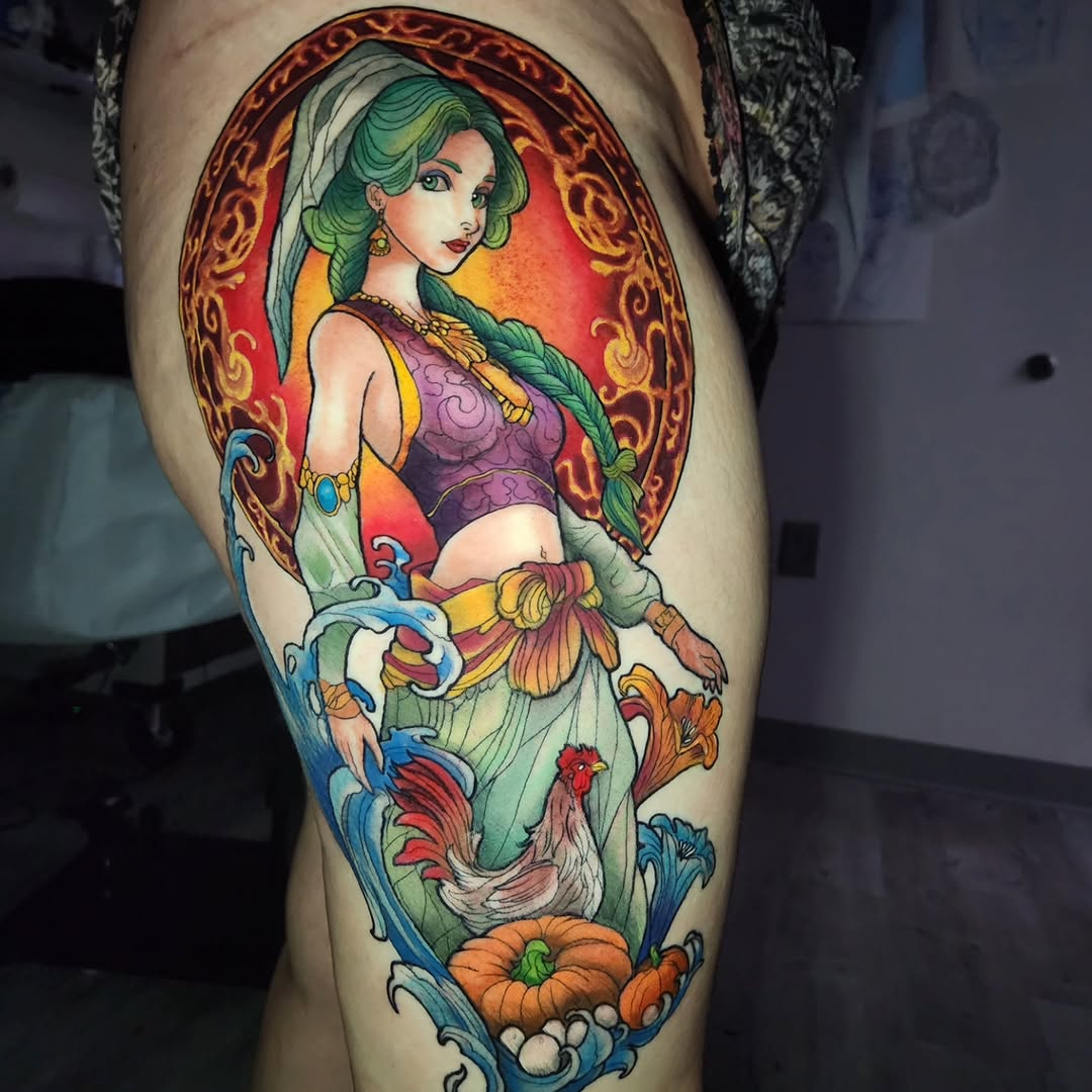 Tattoo by @chrisbowentattoo — neo_traditional, realism