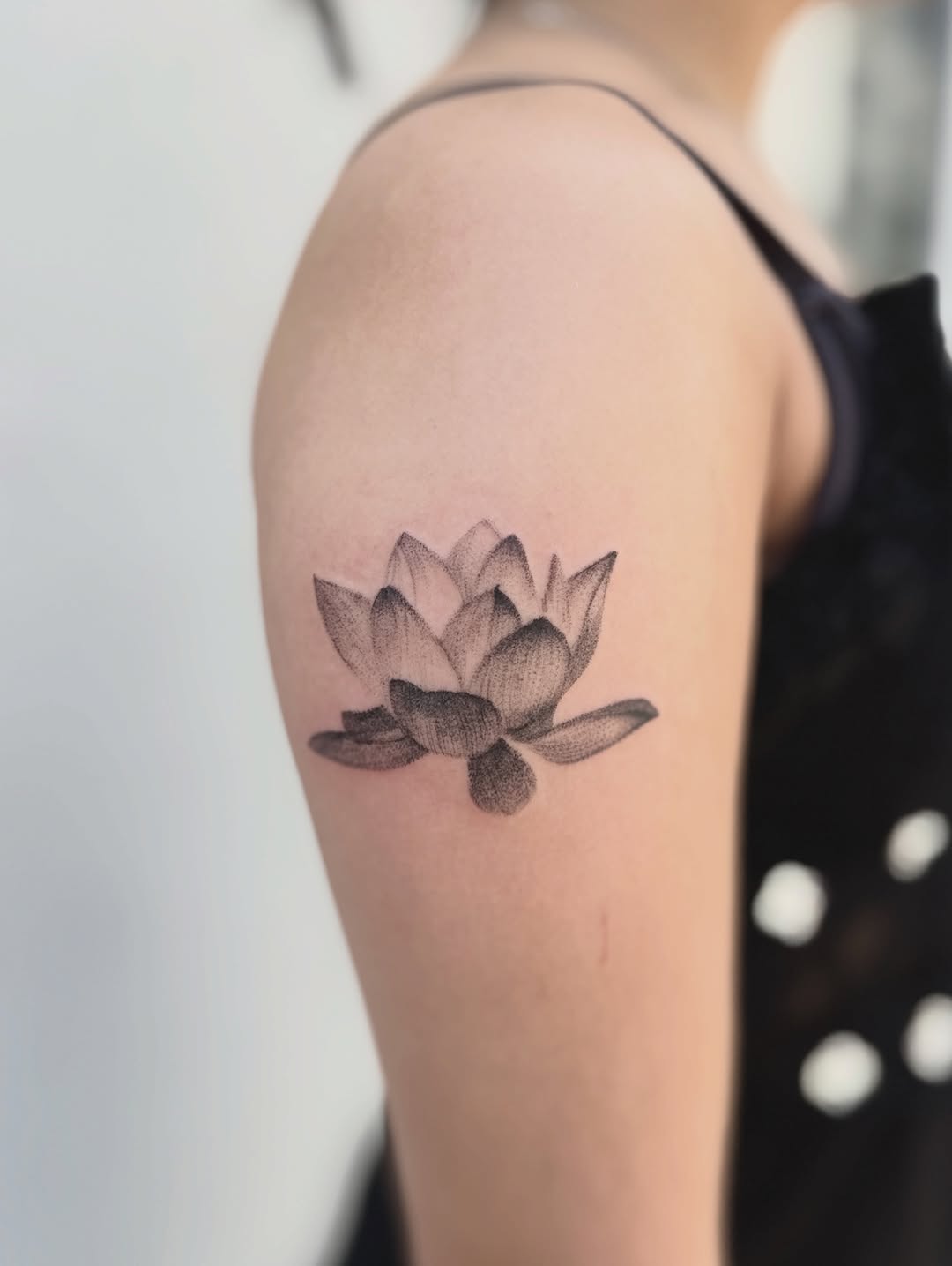 Tattoo by @inkthelab — dotwork, black_and_grey