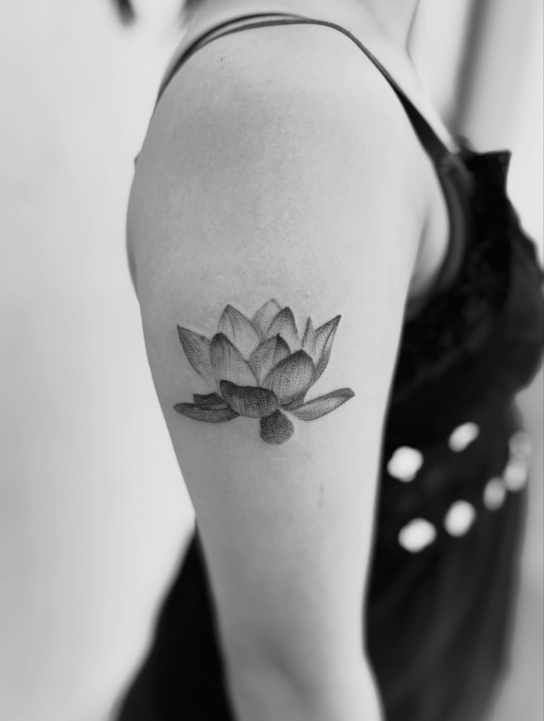 Tattoo by @inkthelab — dotwork, black_and_grey