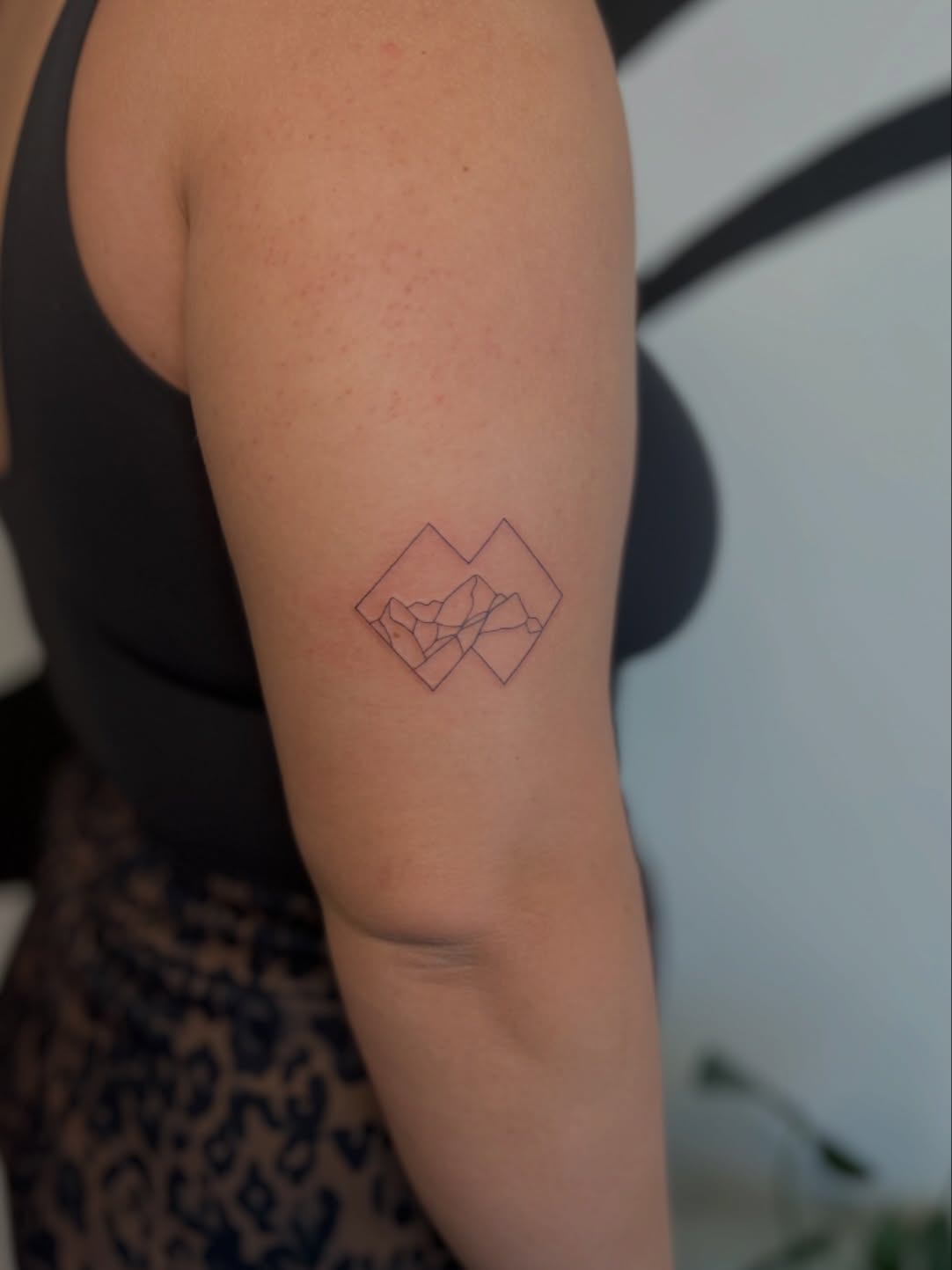 Tattoo by @bigbeautyjudi — geometric