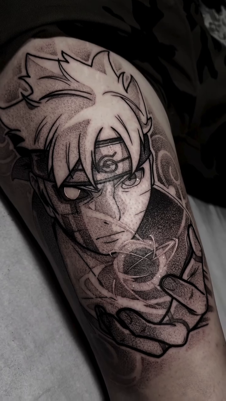 Tattoo by @inkedbydane — anime