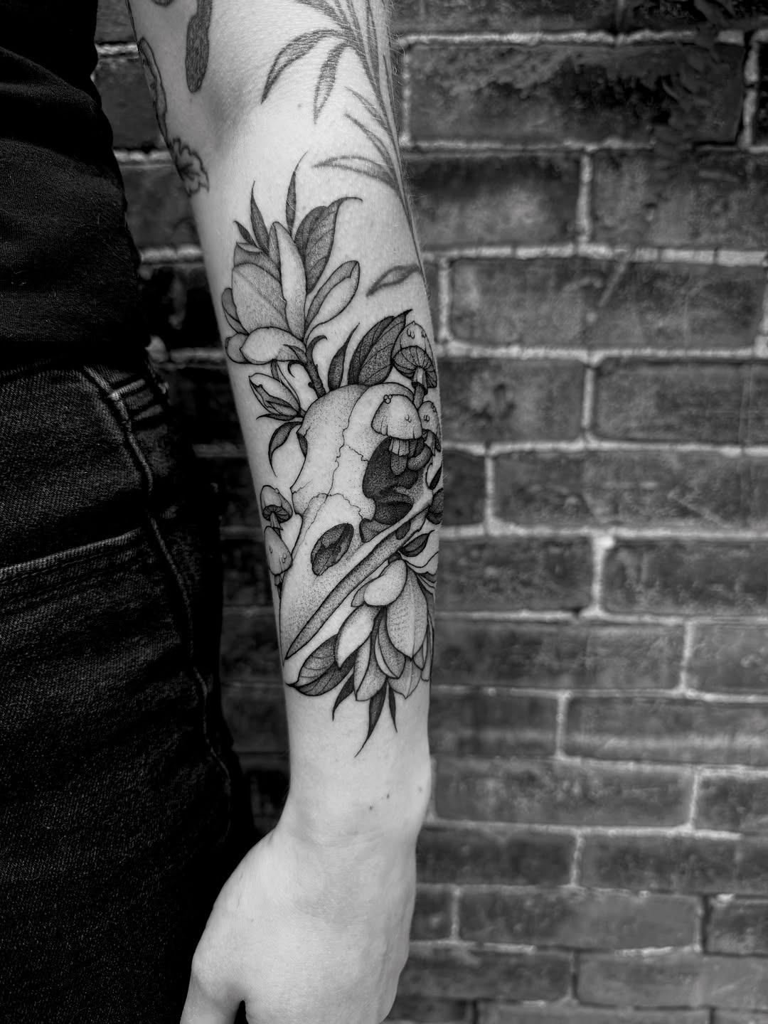 Tattoo by @laurenlilliantattoo — black_and_grey, realism