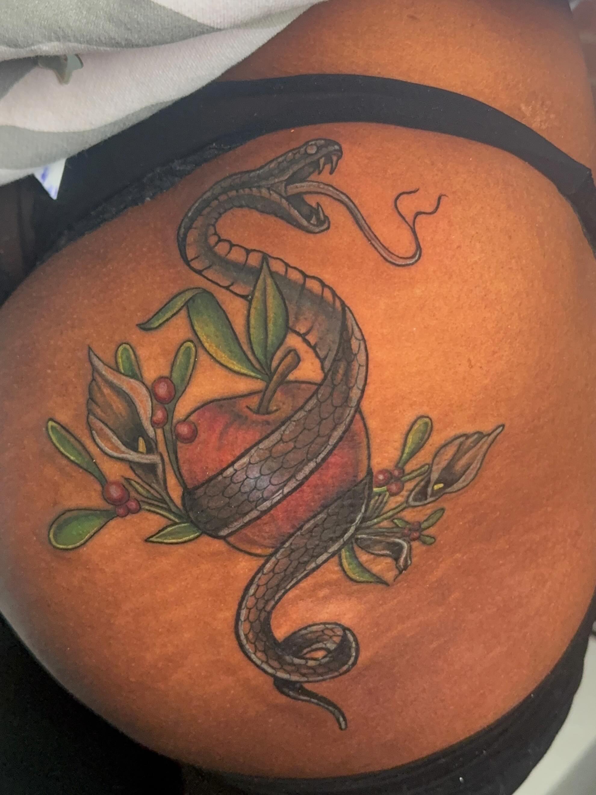 Tattoo by @paperairplanejane — american_traditional, realism