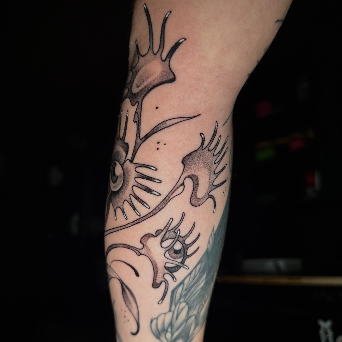 Tattoo by @mad_s_ink — dotwork