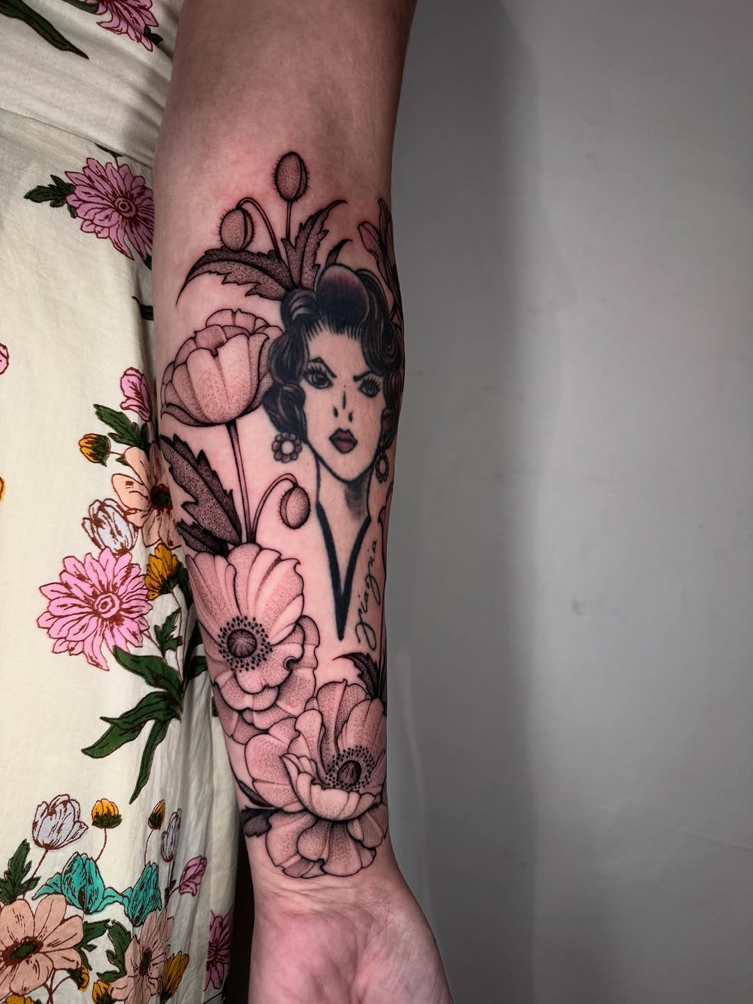 Tattoo by @laurenlilliantattoo — black_and_grey, realism