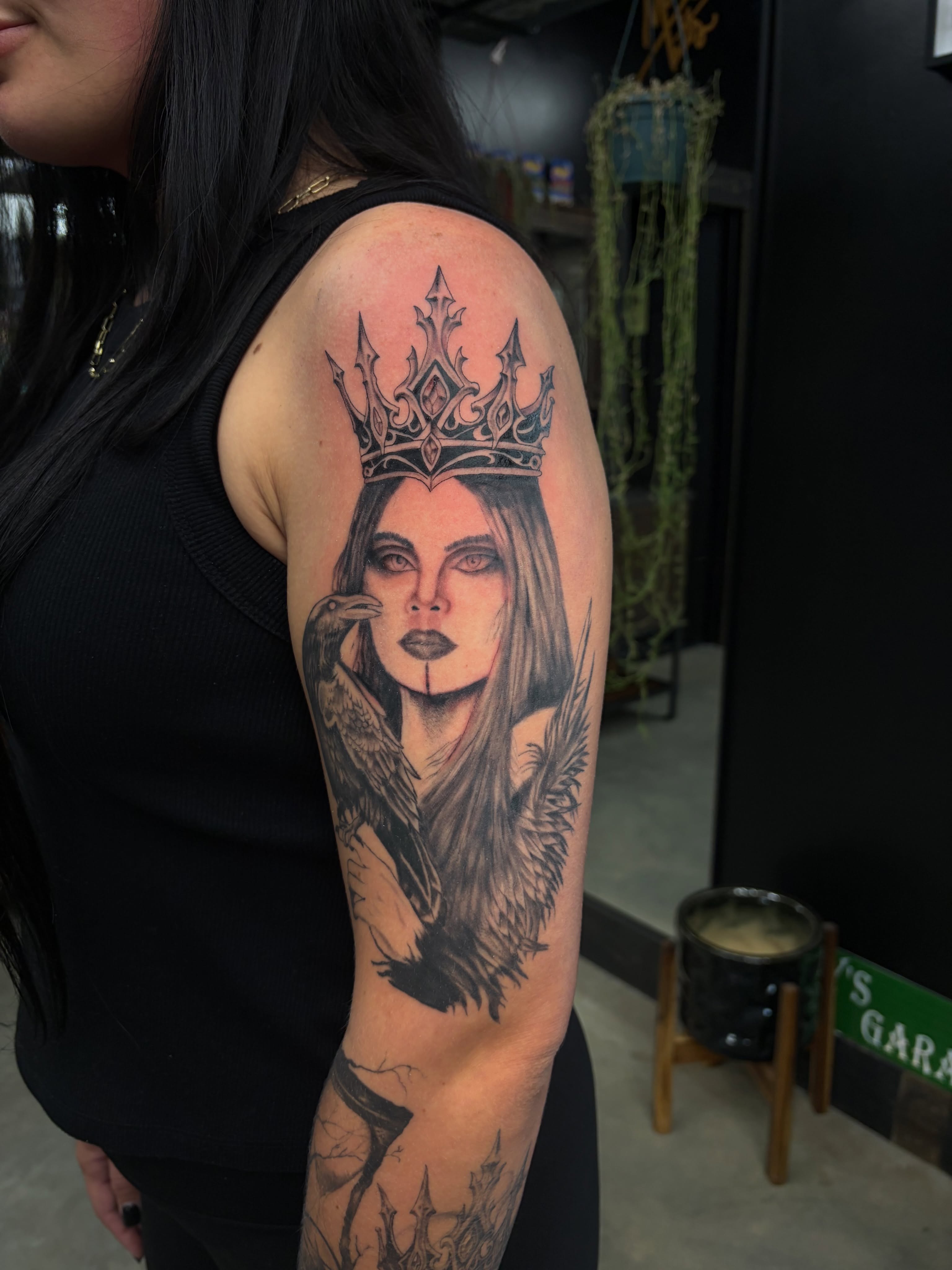 Tattoo by @moogietats — black_and_grey, realism