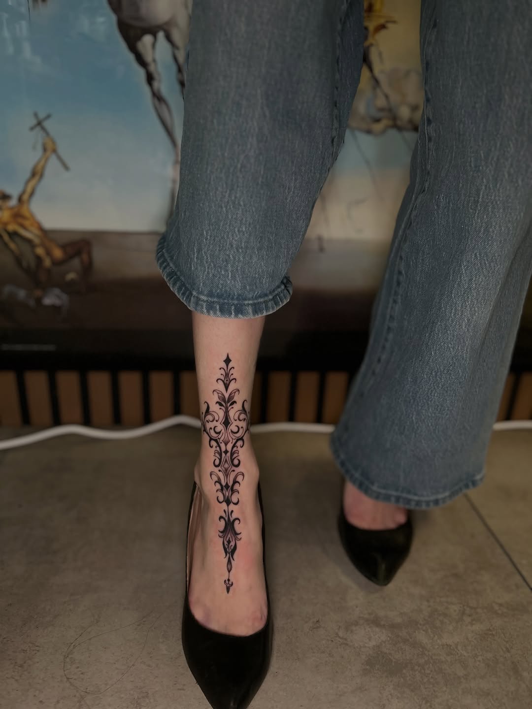 Tattoo by @torreyinks — ornamental, black_and_grey