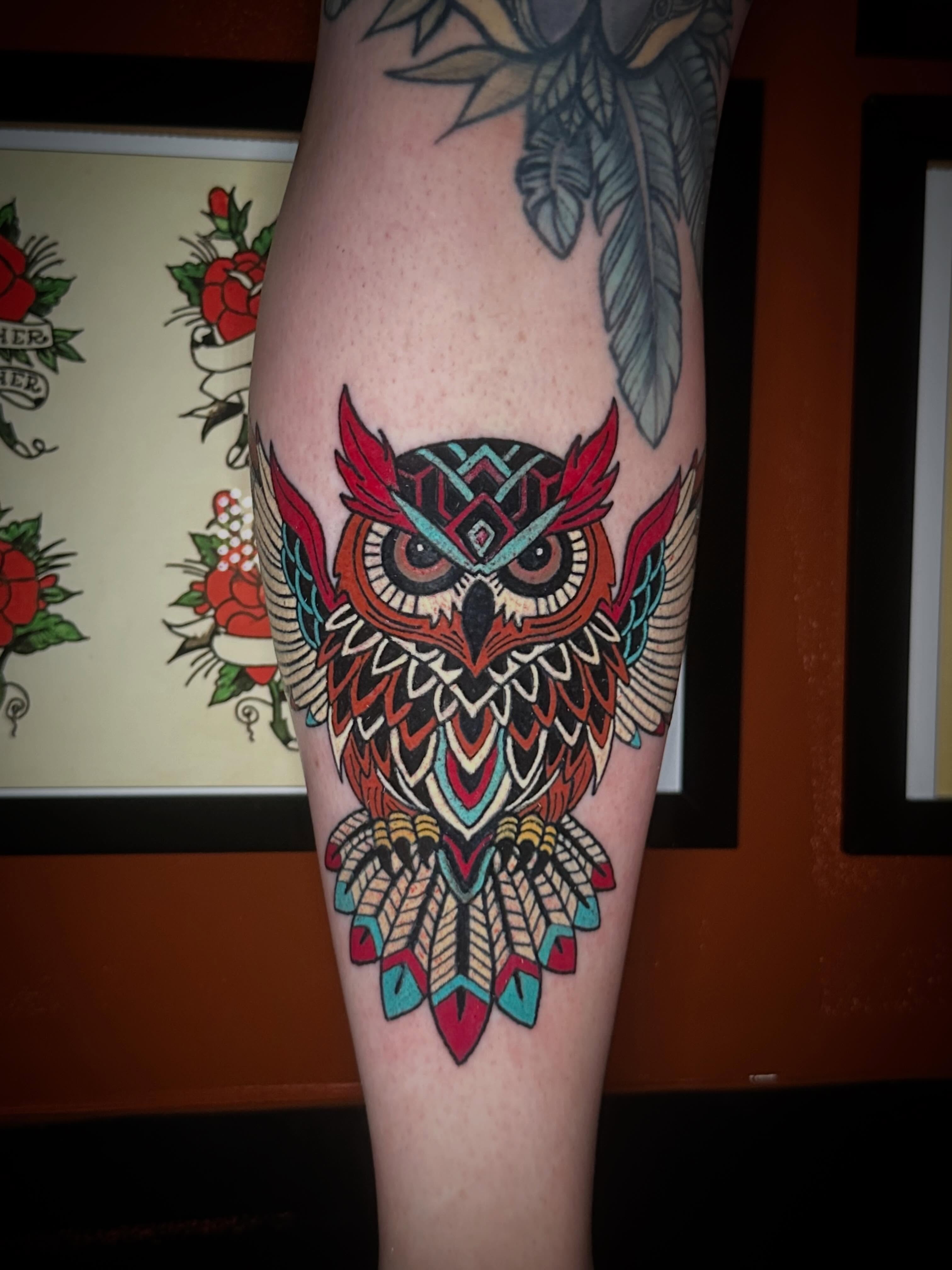 Tattoo by @jb.exotic — american_traditional, geometric