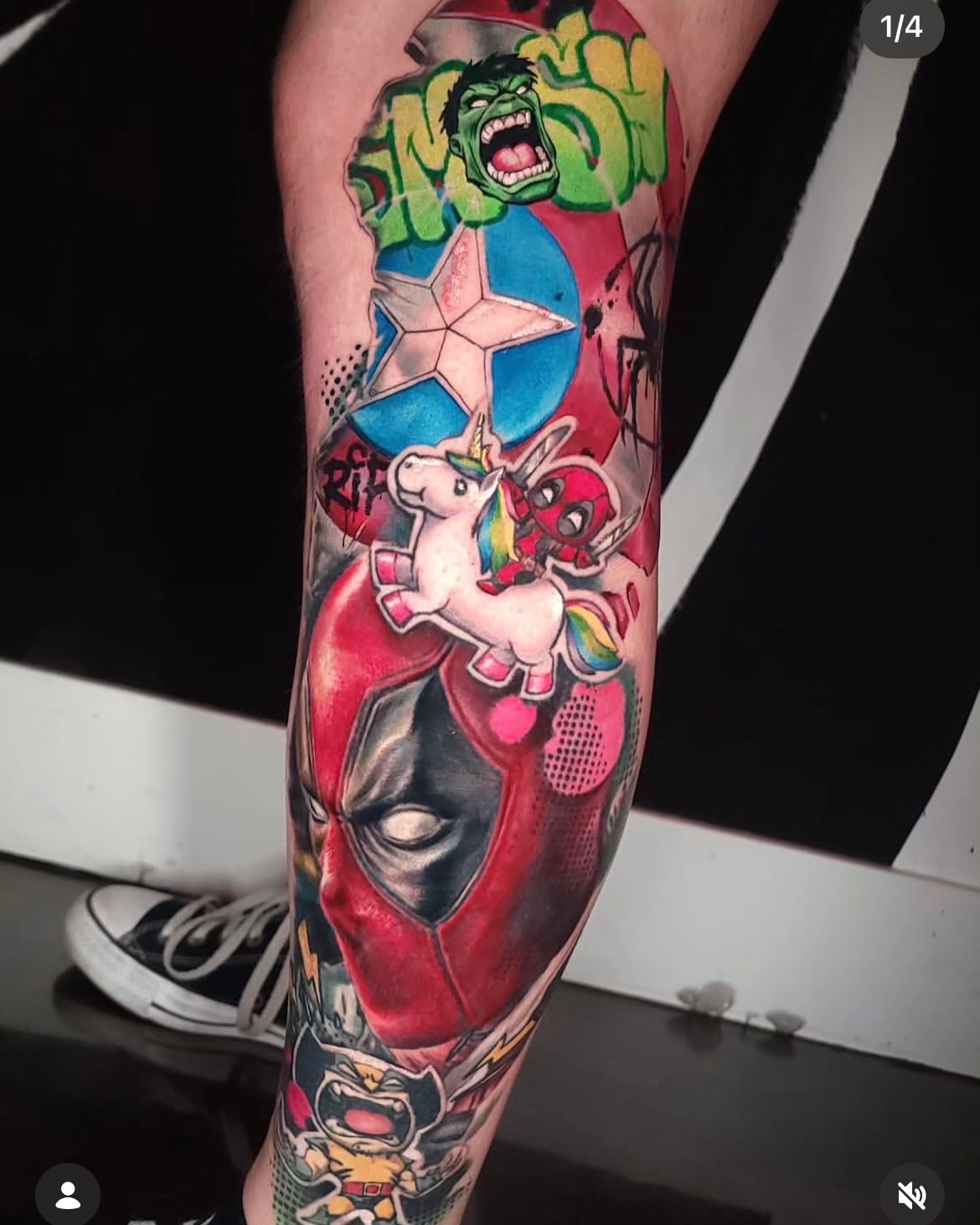 Tattoo by @banxamilli — new_school, dotwork