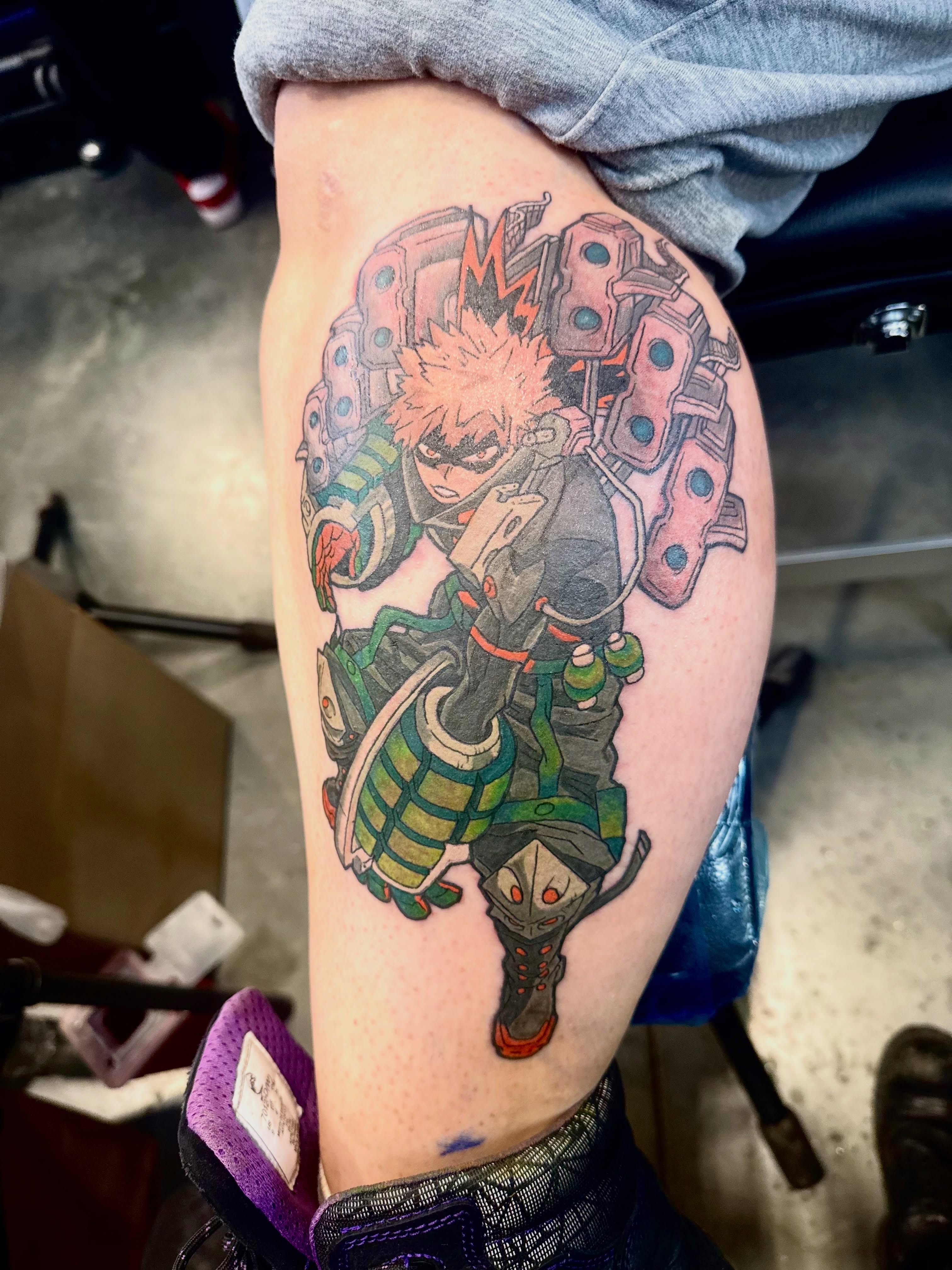 Tattoo by @injectintelligence — anime, illustrative