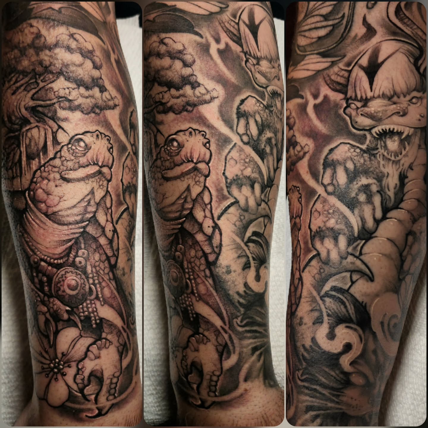 Tattoo by @401tattoo — black_and_grey, realism