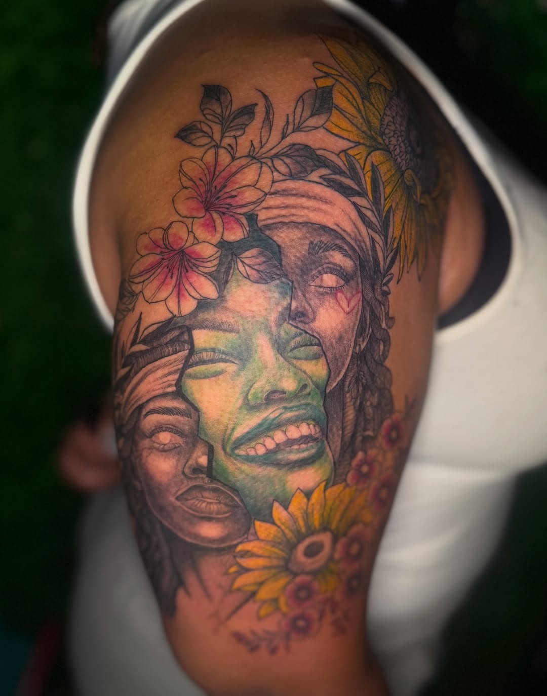 Tattoo by @godqueenkairoh — realism, trash_polka