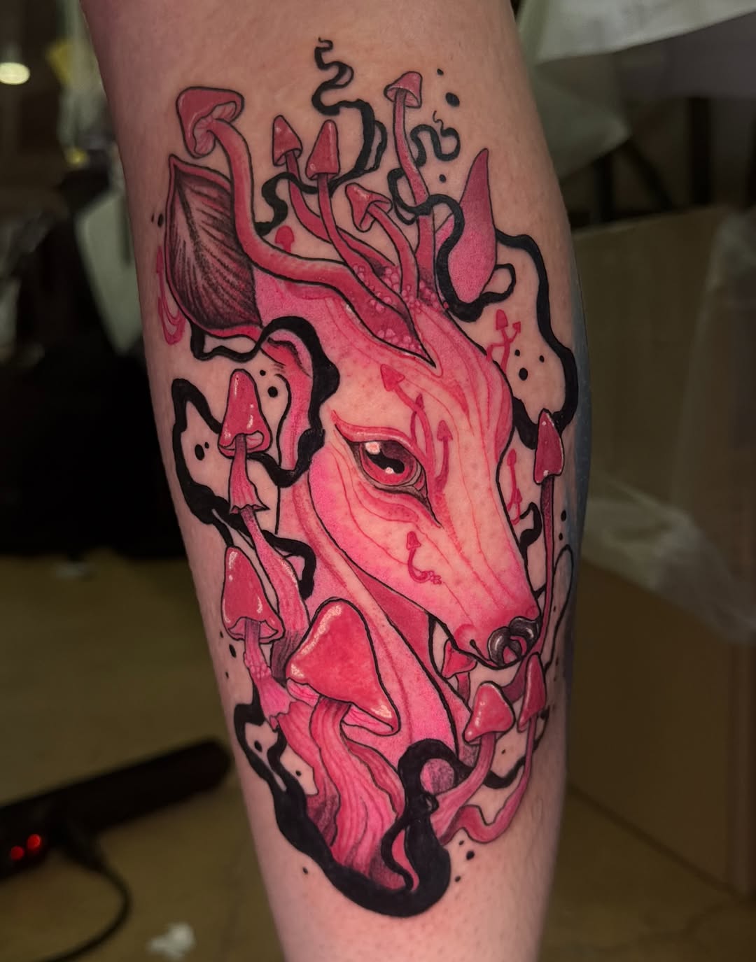 Tattoo by @godqueenkairoh — new_school, illustrative