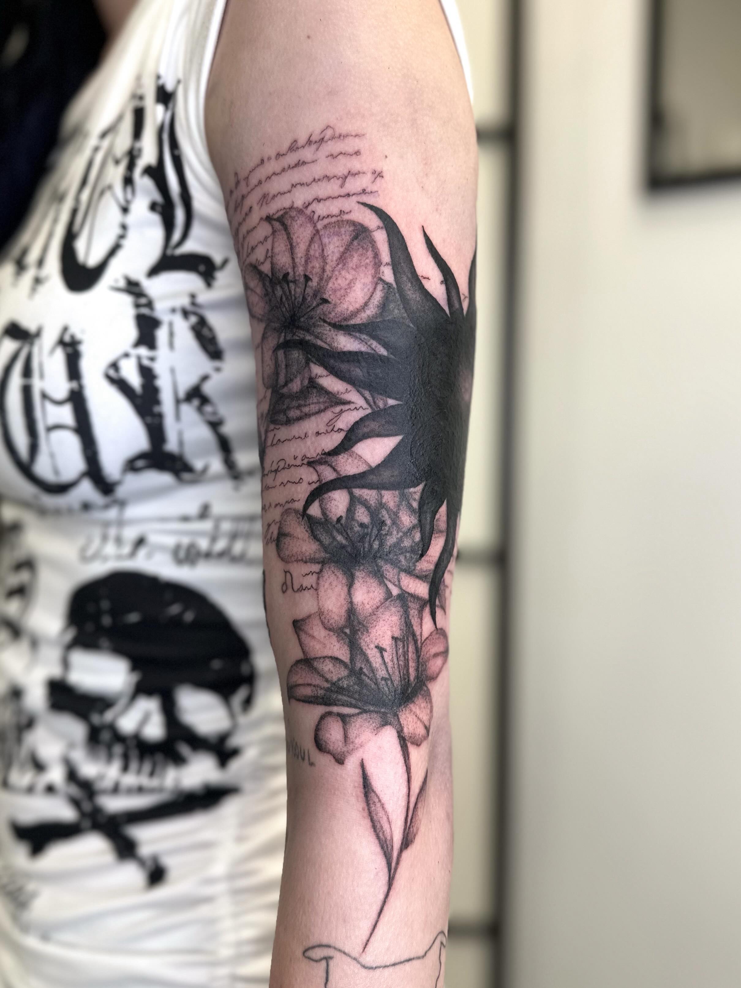 Tattoo by @kennartattoo — black_and_grey, realism