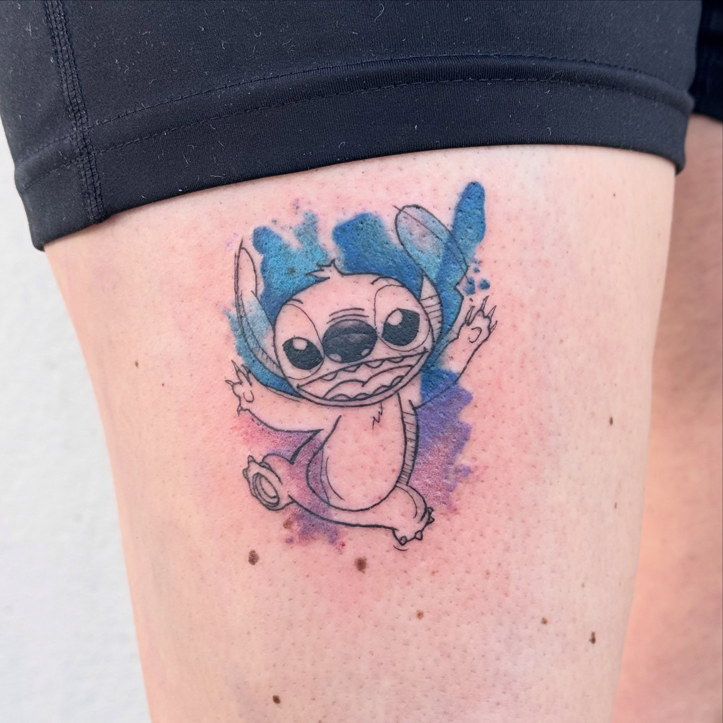 Tattoo by @madisonpaigedavenport — watercolor