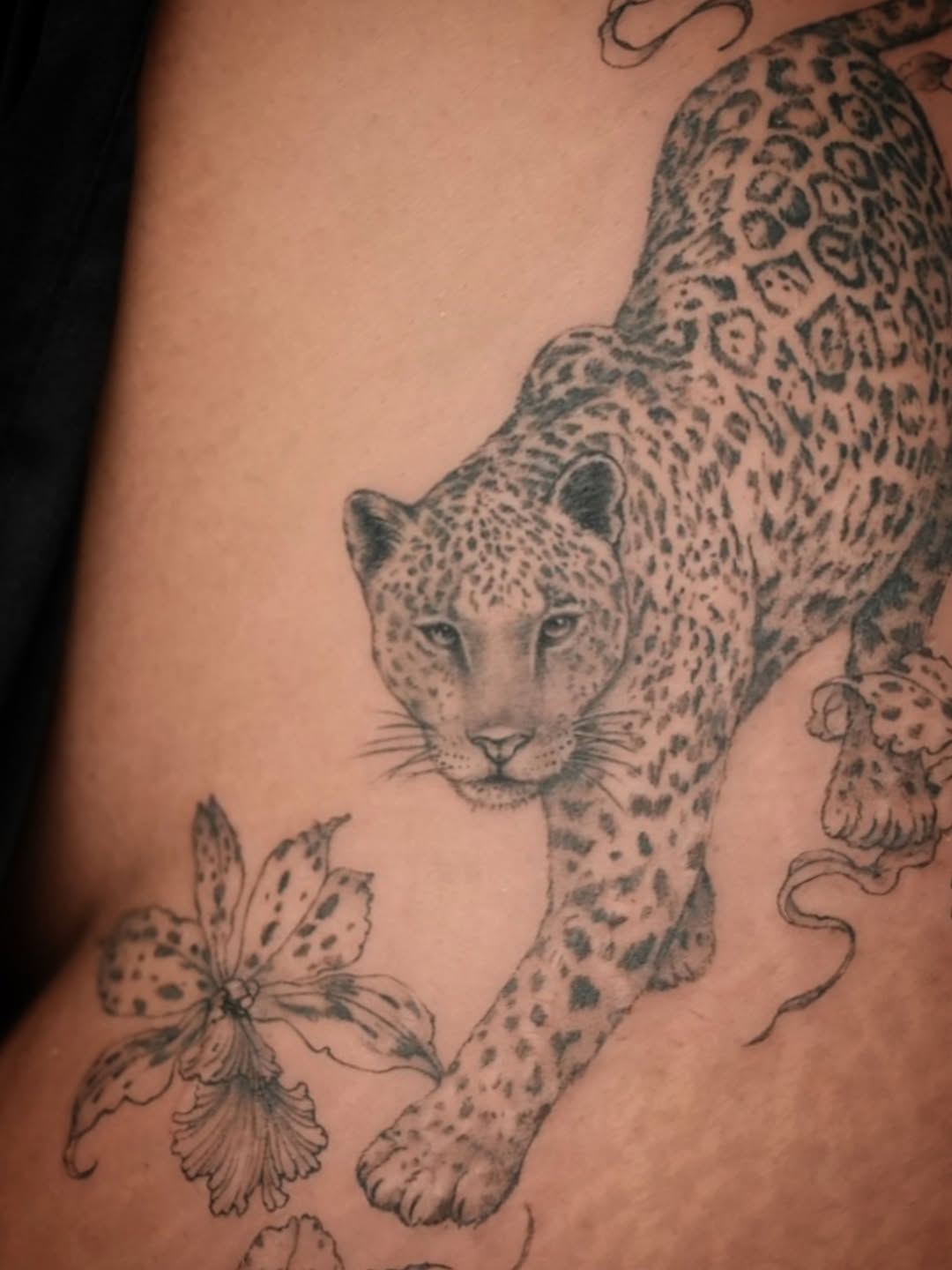 Tattoo by @junh_tattoo — realism, black_and_grey