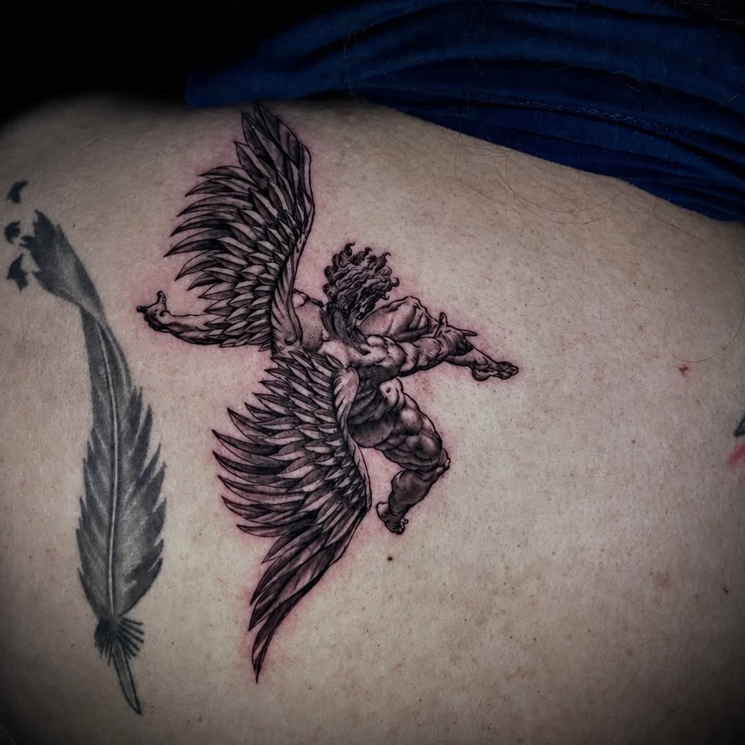 Tattoo by @tattoosbymarcy — realism, black_and_grey