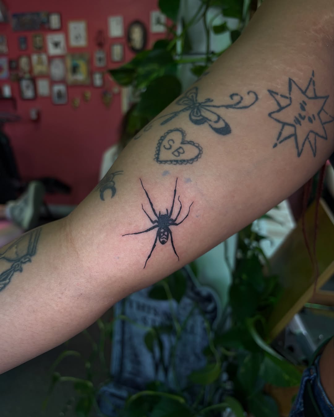 Tattoo by @done_by_dani222 — blackwork