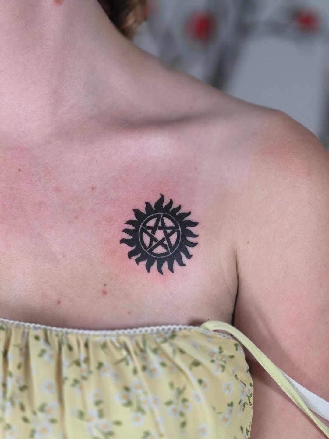 Tattoo by @yogiweebtatts — geometric