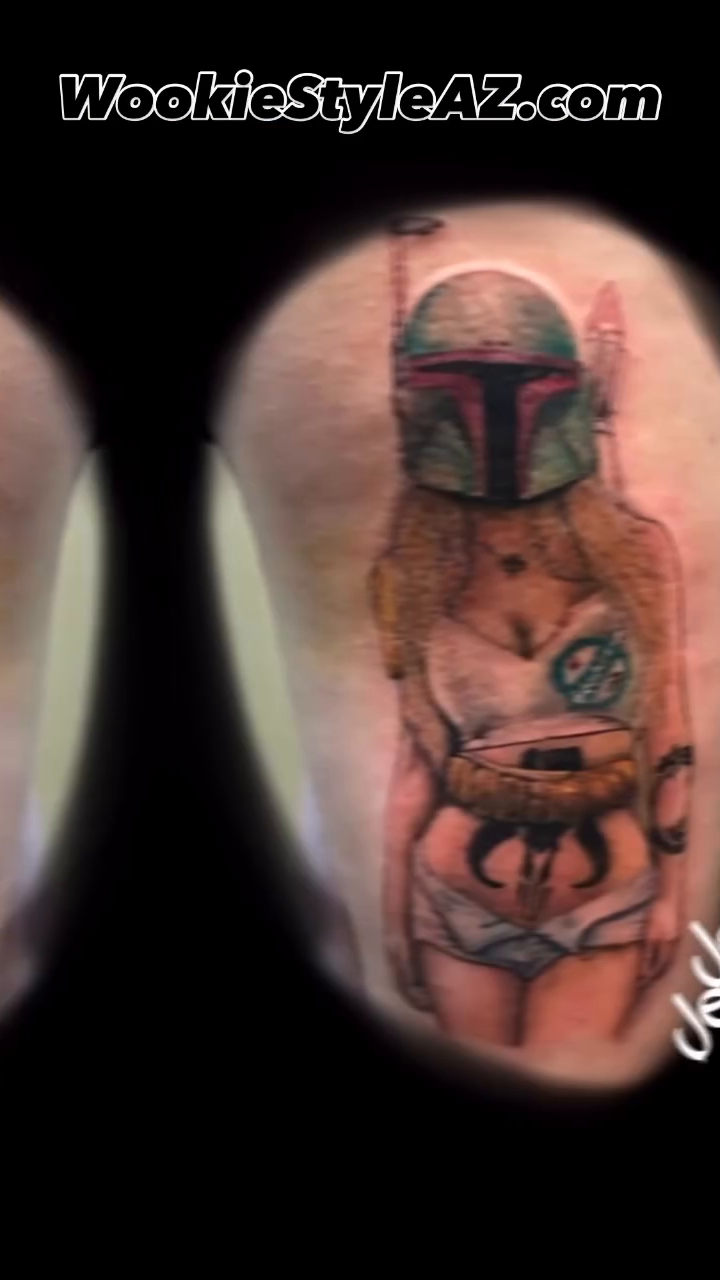 Tattoo by @scarsandsouvenirsaz — realism, anime