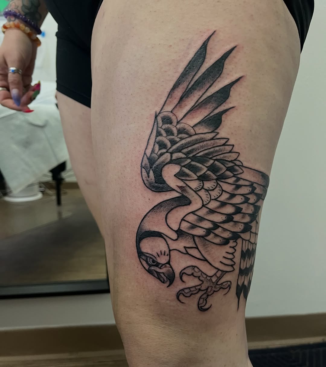 Tattoo by @laceybtattoos — american_traditional