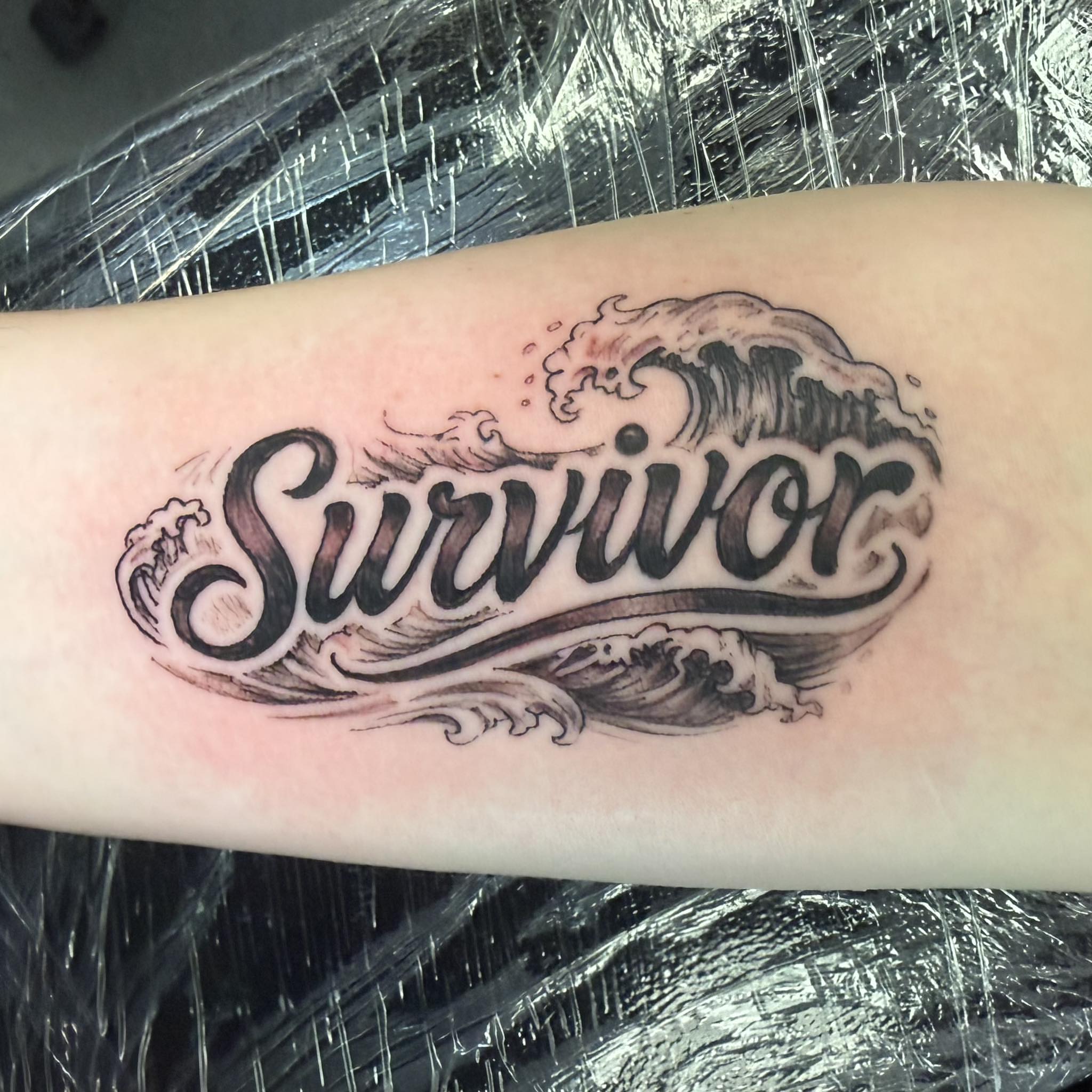 Tattoo by @joecollegetattoo — lettering_script