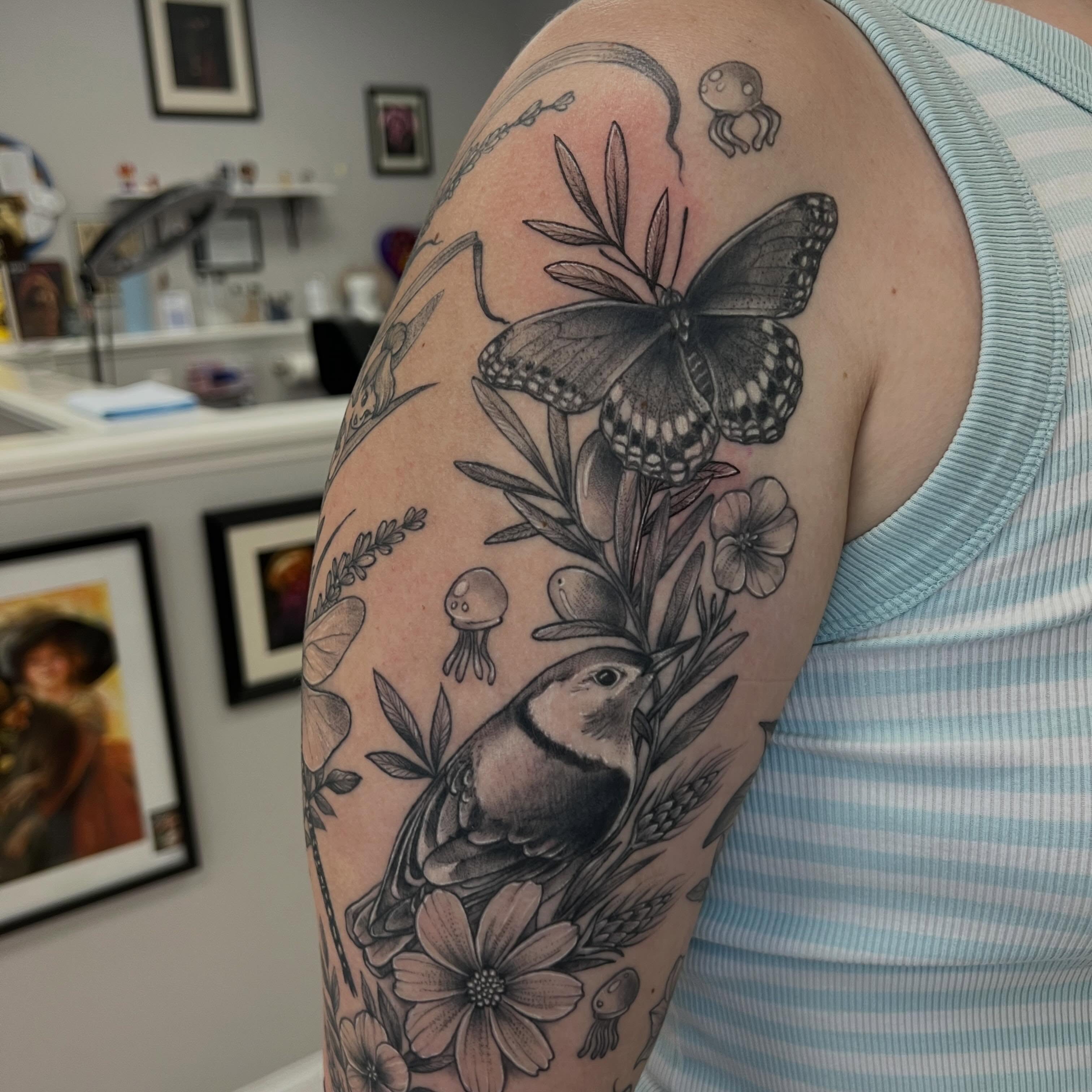 Tattoo by @bridgetpunsalangtattoos — black_and_grey, realism
