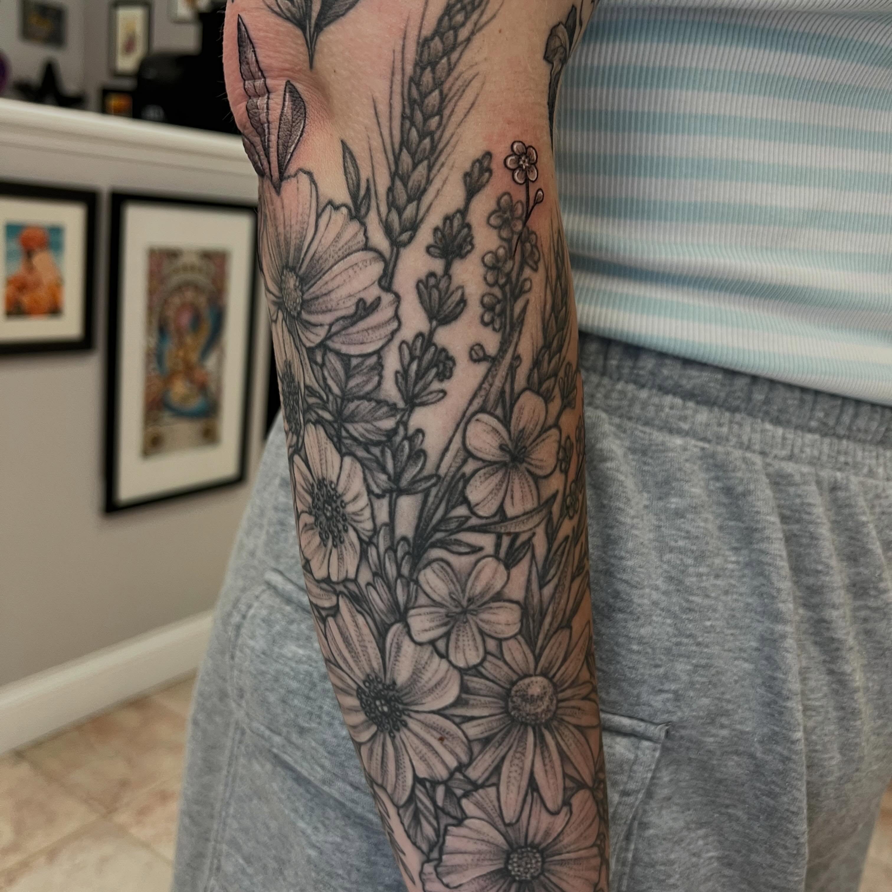 Tattoo by @bridgetpunsalangtattoos — black_and_grey