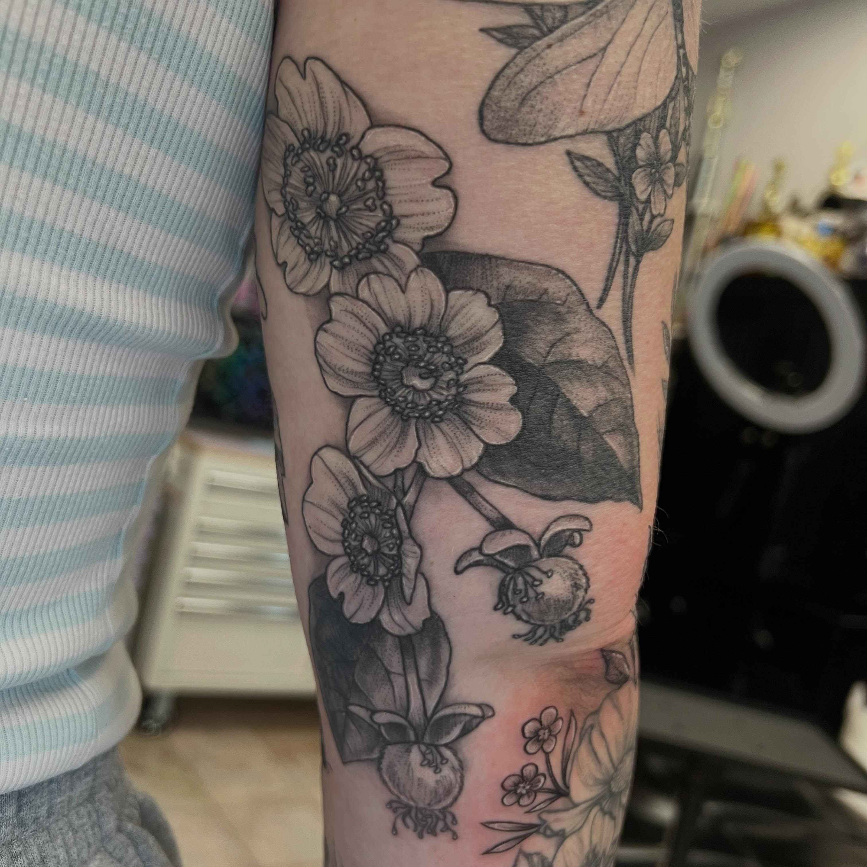 Tattoo by @bridgetpunsalangtattoos — black_and_grey