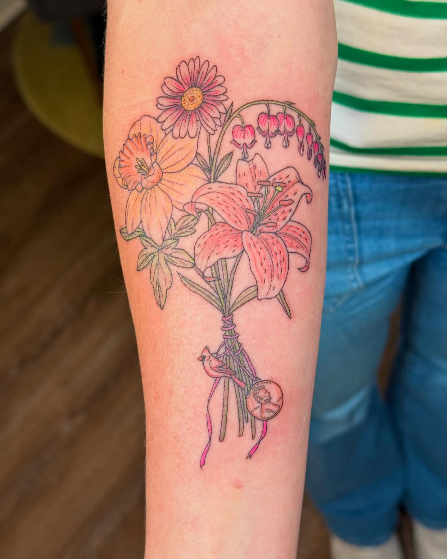 Tattoo by @larkrestattoos — new_school, realism