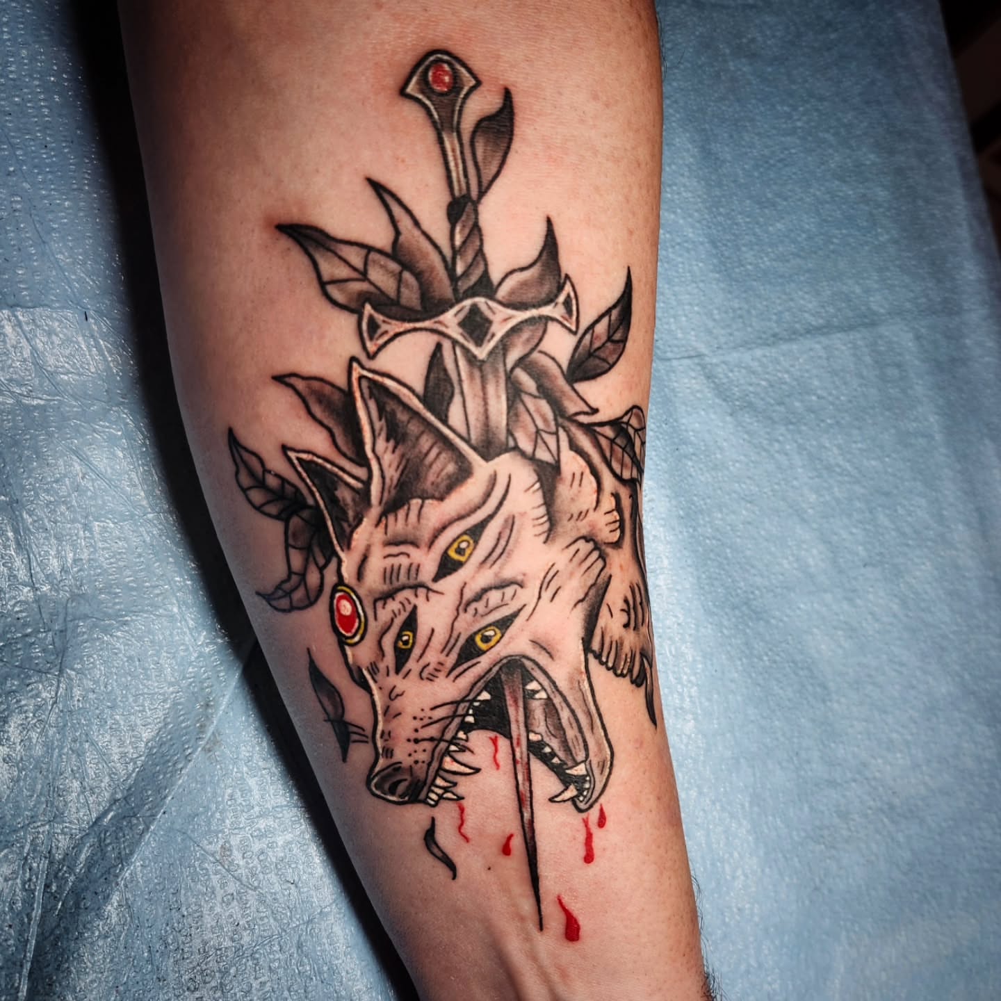 Tattoo by @tattoosbyalmond โ american_traditional, dark_realism