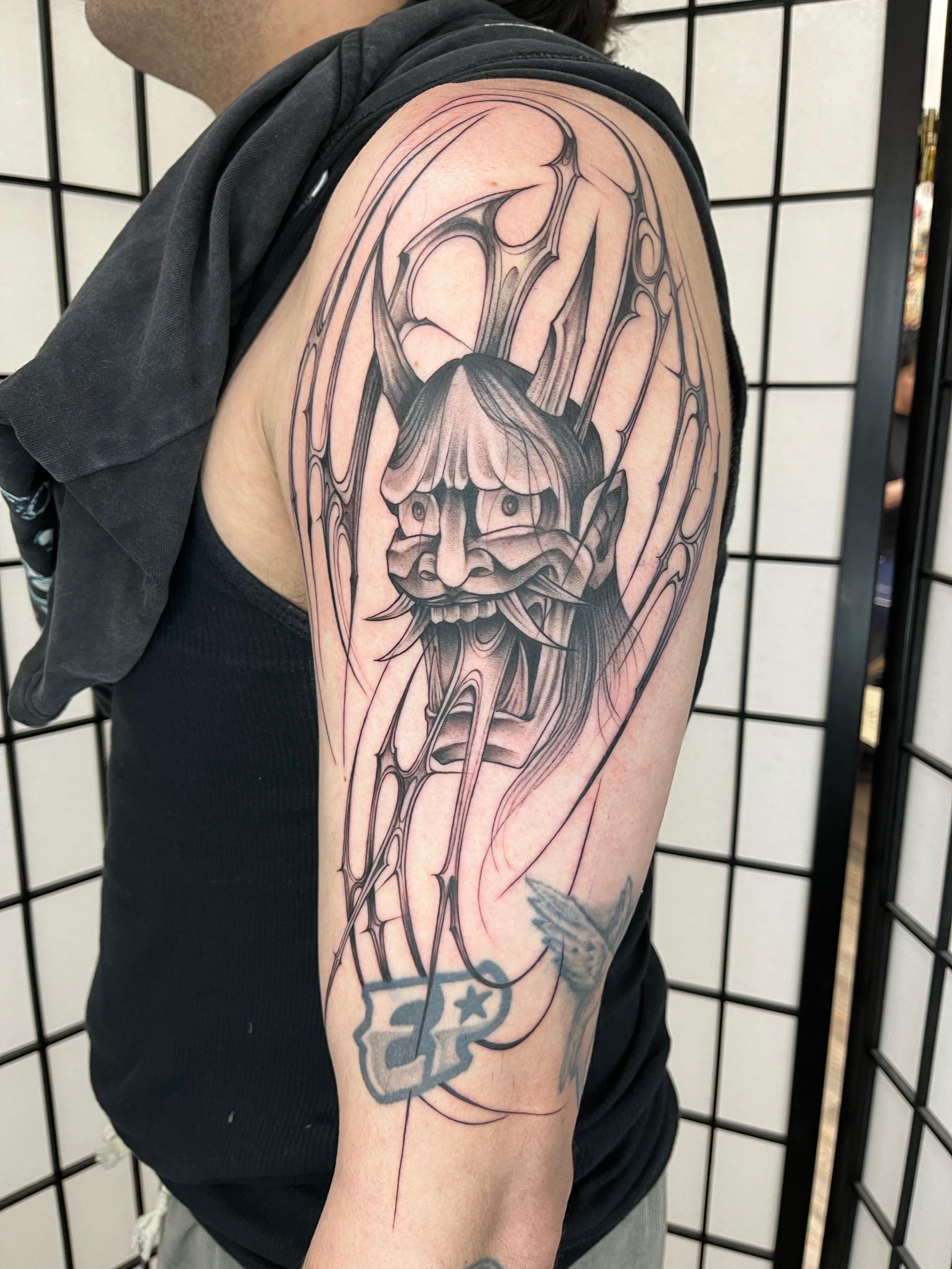 Tattoo by @lrlozano — black_and_grey, realism