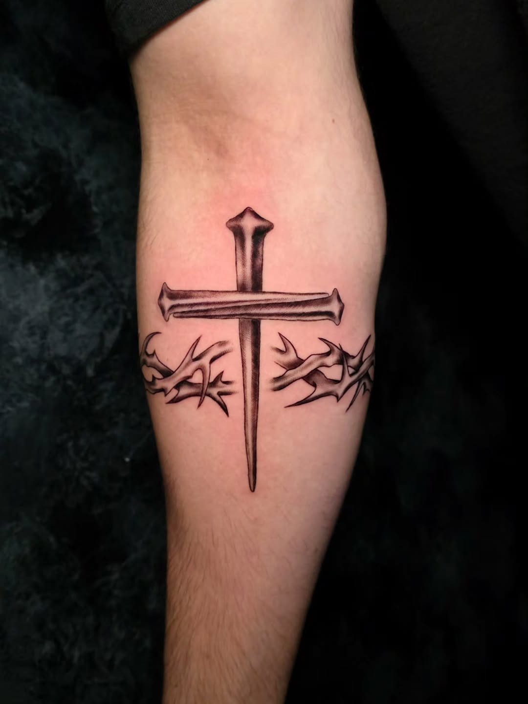 Tattoo by @faerie_rot_ โ black_and_grey, realism