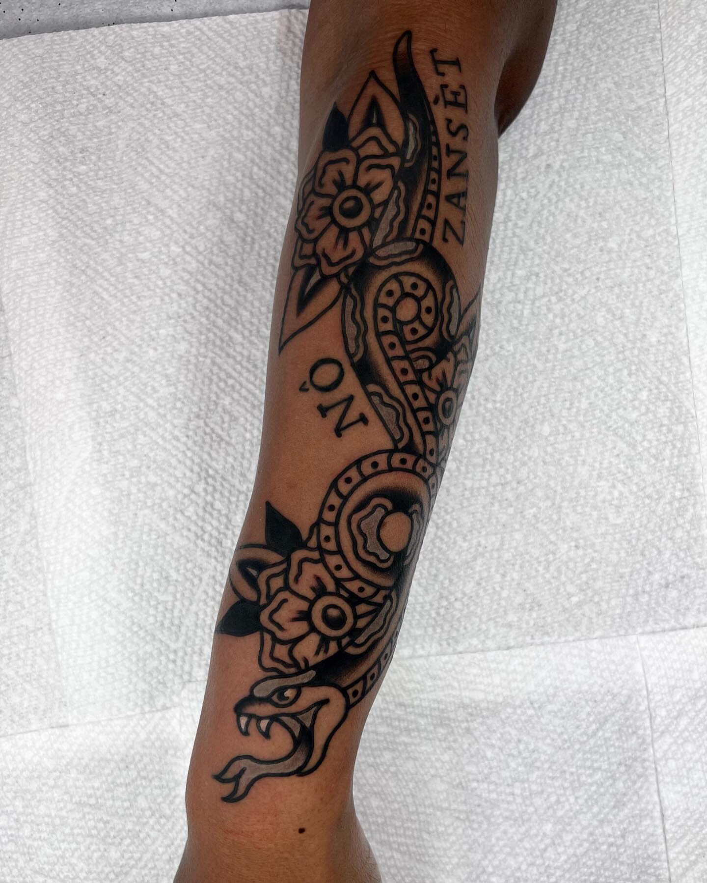 Tattoo by @crybbyink — american_traditional, black_and_grey