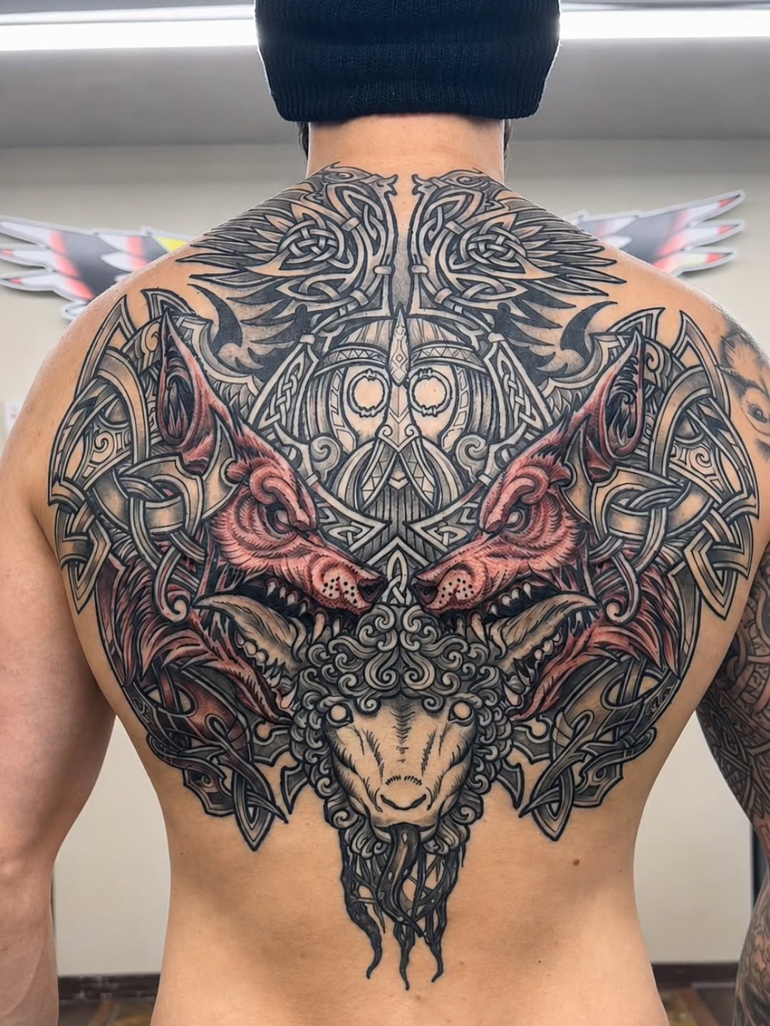 Tattoo by @jamesboagtattoos — blackwork, geometric