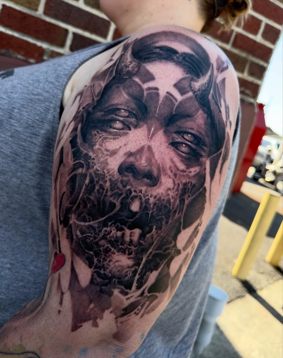 Tattoo by @joedejoya — black_and_grey, realism