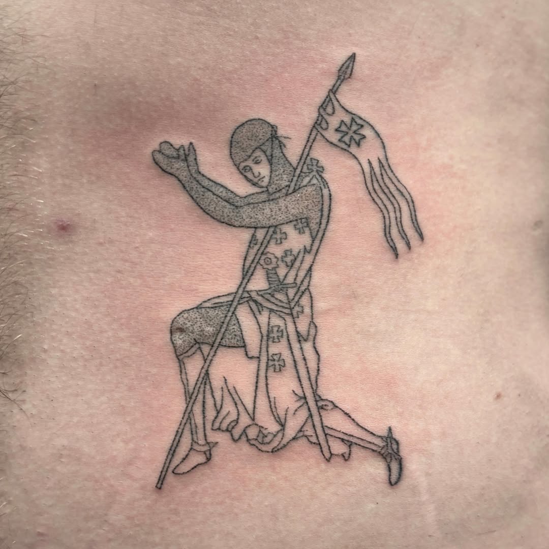 Tattoo by @siilvester — black_and_grey
