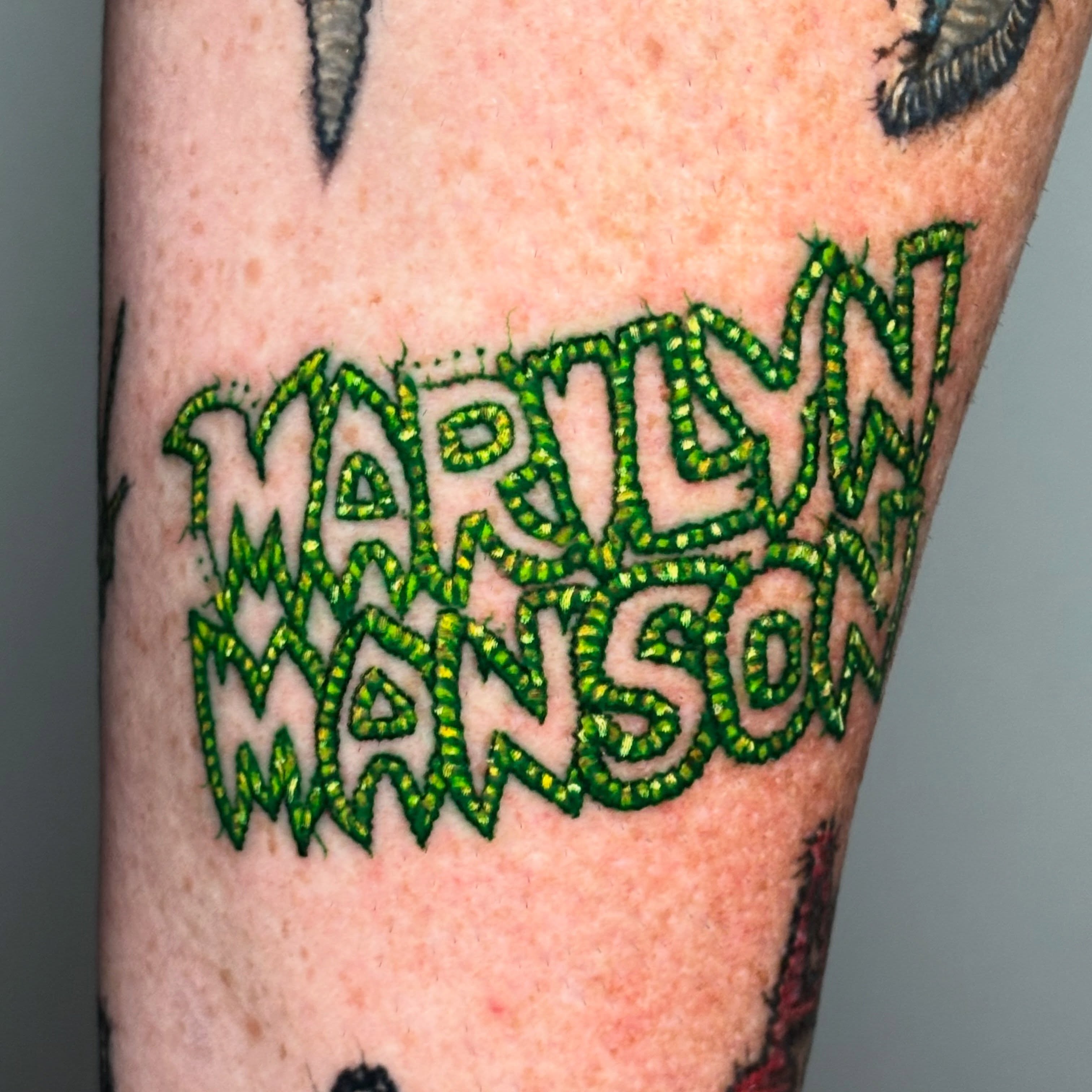 Tattoo by @cheyenne.tattoos — lettering_script