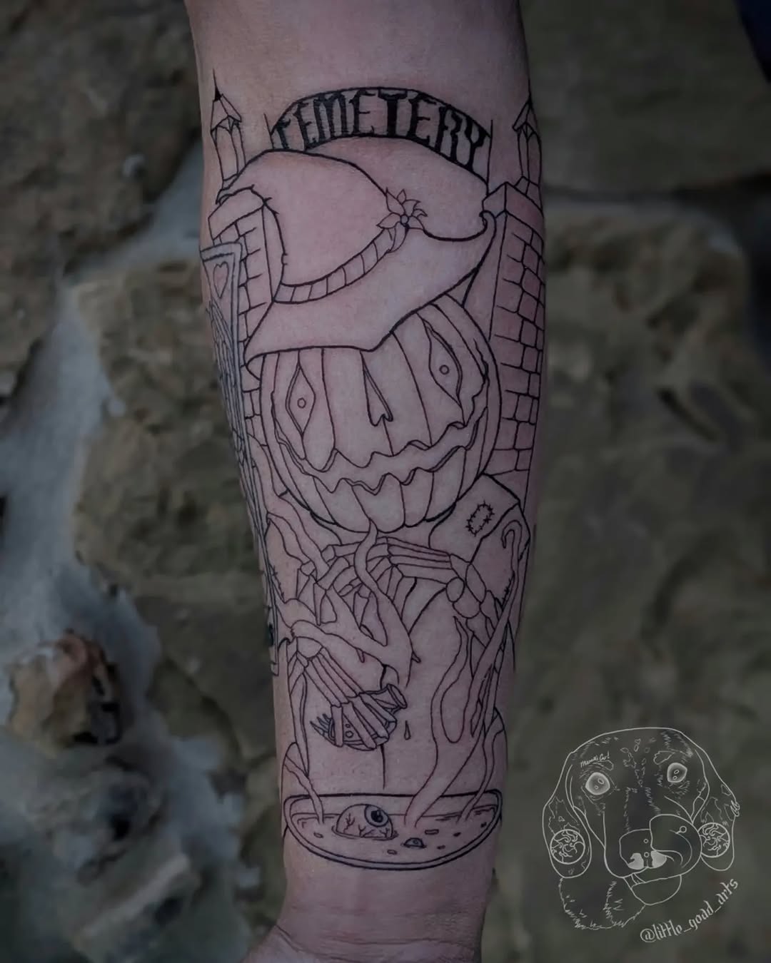 Tattoo by @little_goad_arts โ new_school