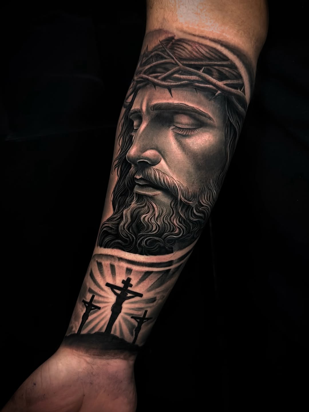 Tattoo by @screwhead_inkz — realism, black_and_grey