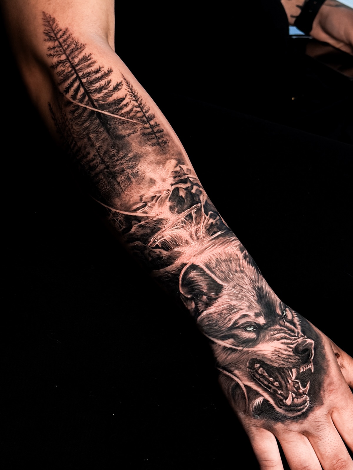 Tattoo by @irena.tattooing — realism, dark_realism