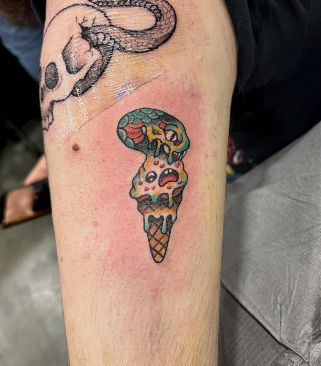 Tattoo by @justanothertattoo — new_school