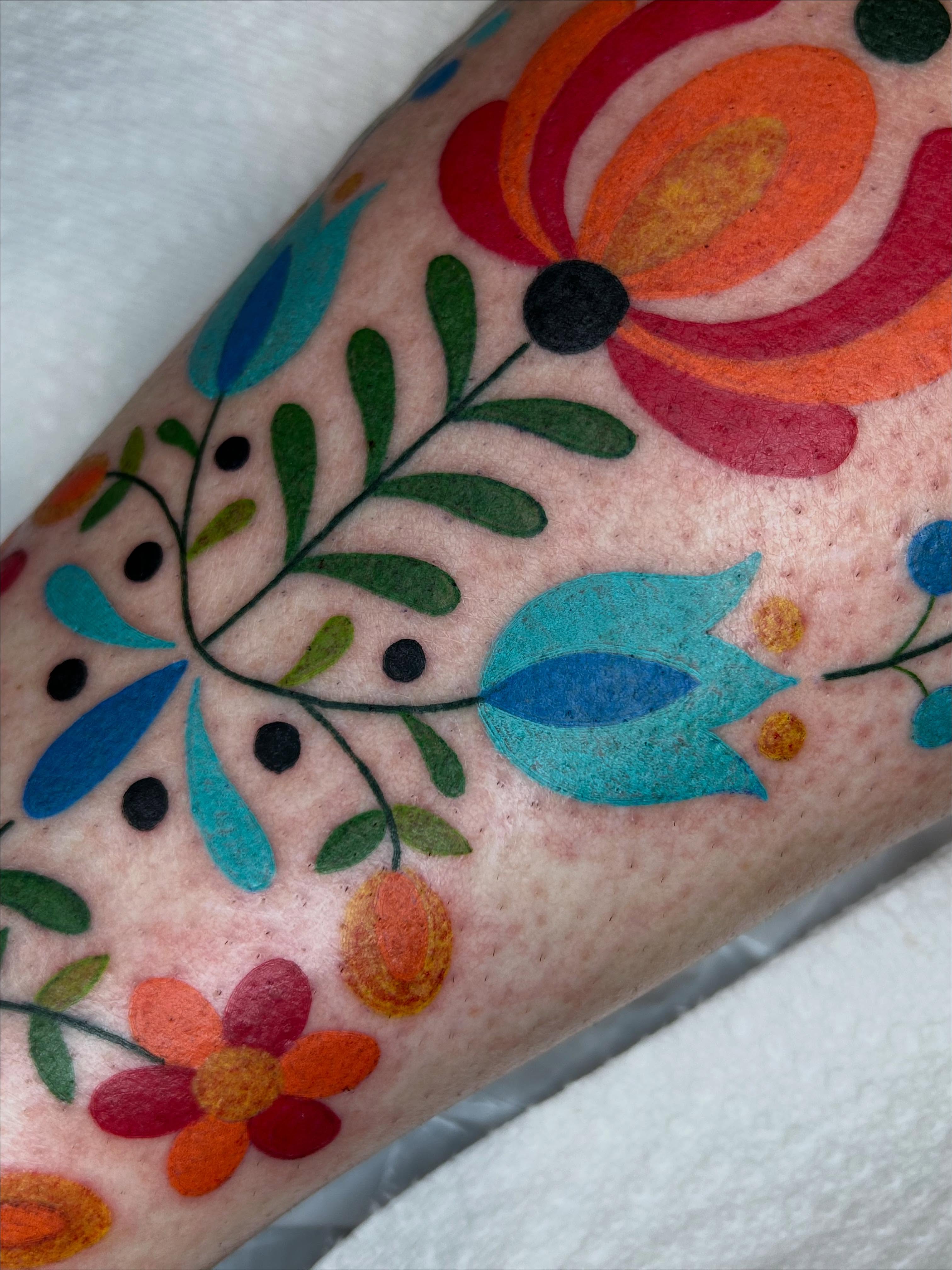 Tattoo by @chammertattoos — new_school, ornamental
