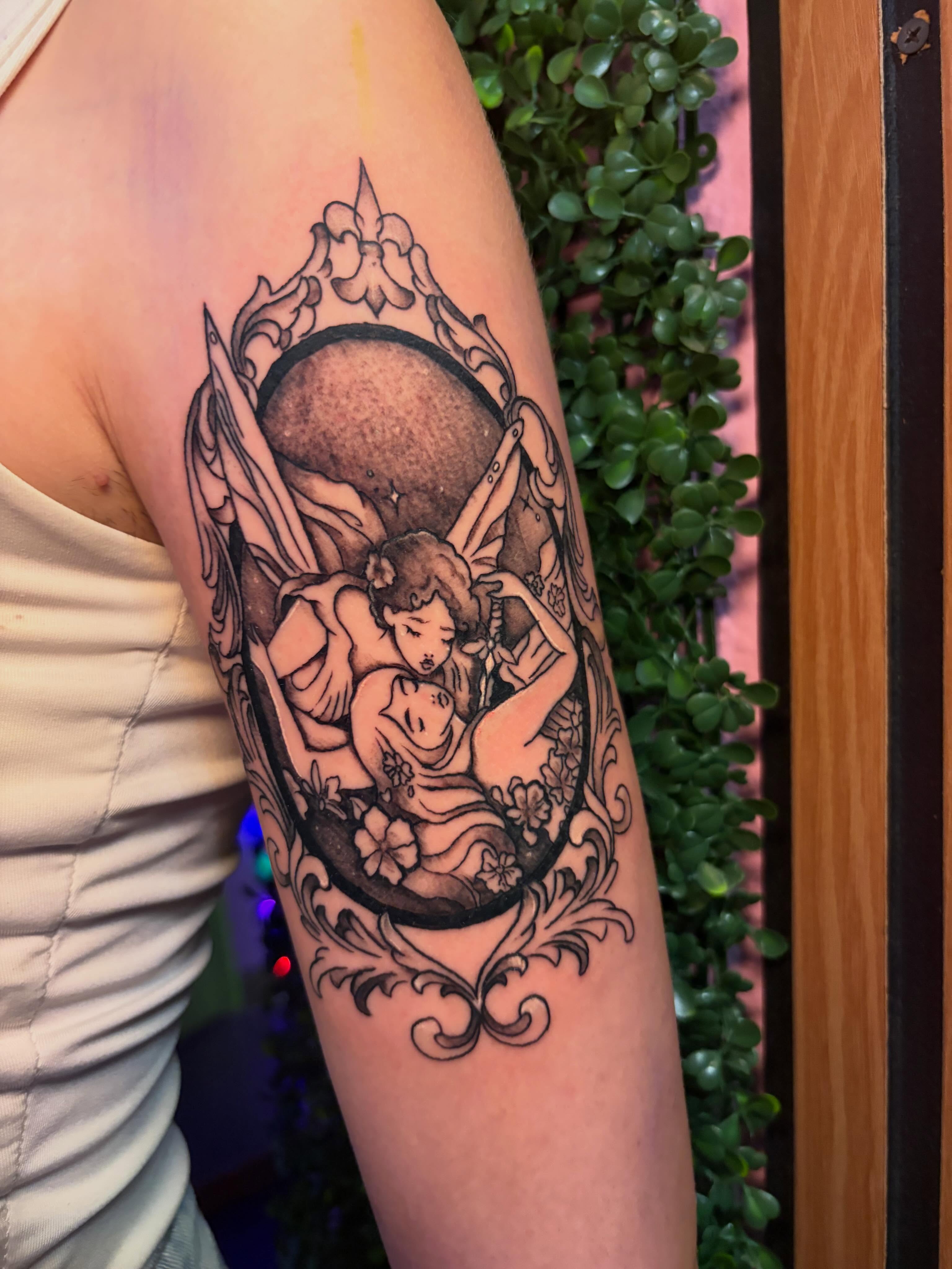 Tattoo by @cats_and_tattoos โ black_and_grey, realism