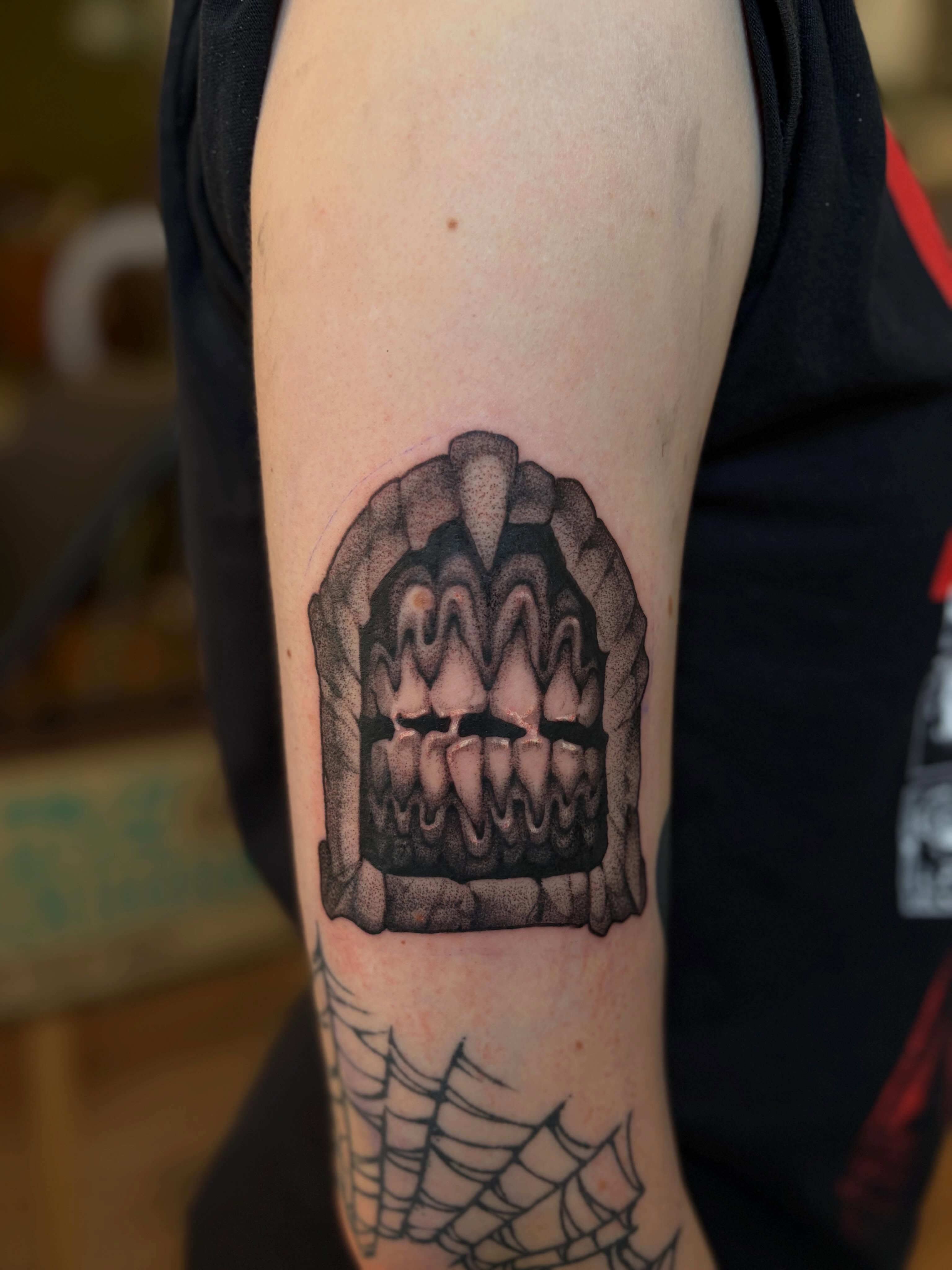 Tattoo by @seanbaldwintattoos — dotwork